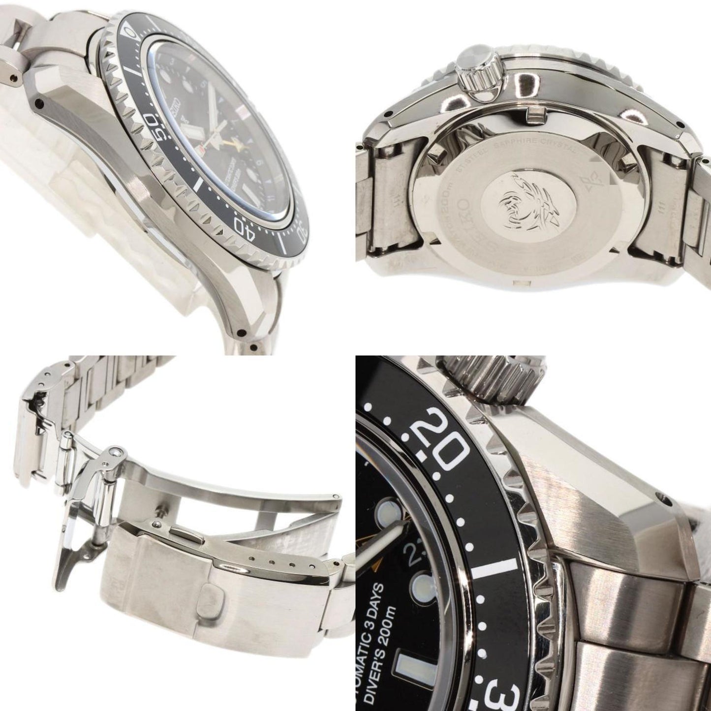 Seiko Sbej011 Prospex Watch Stainless Steel Ss