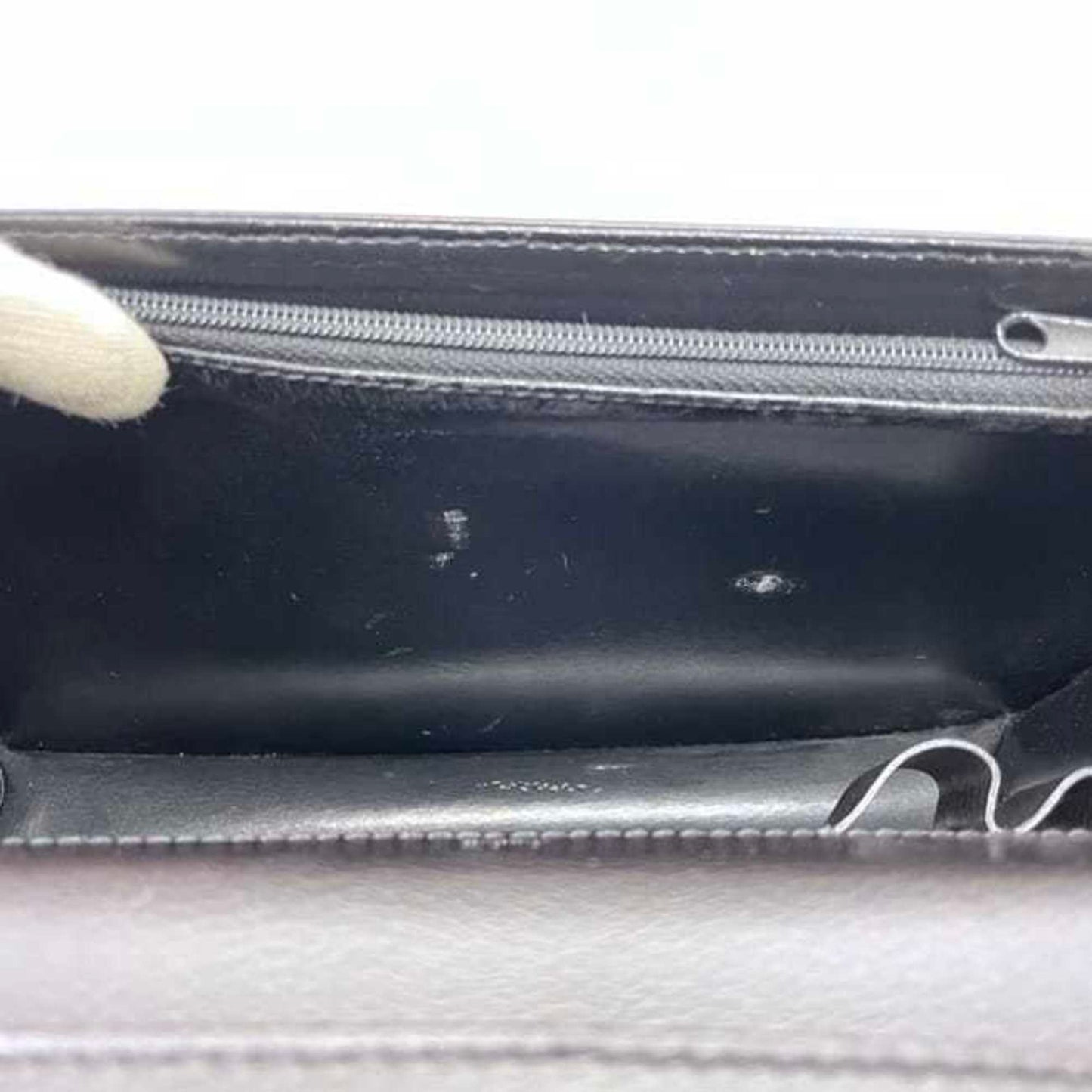 Dunhill Second Bag Ec-22830 Black Sidecar Leather Clutch Strap Flap