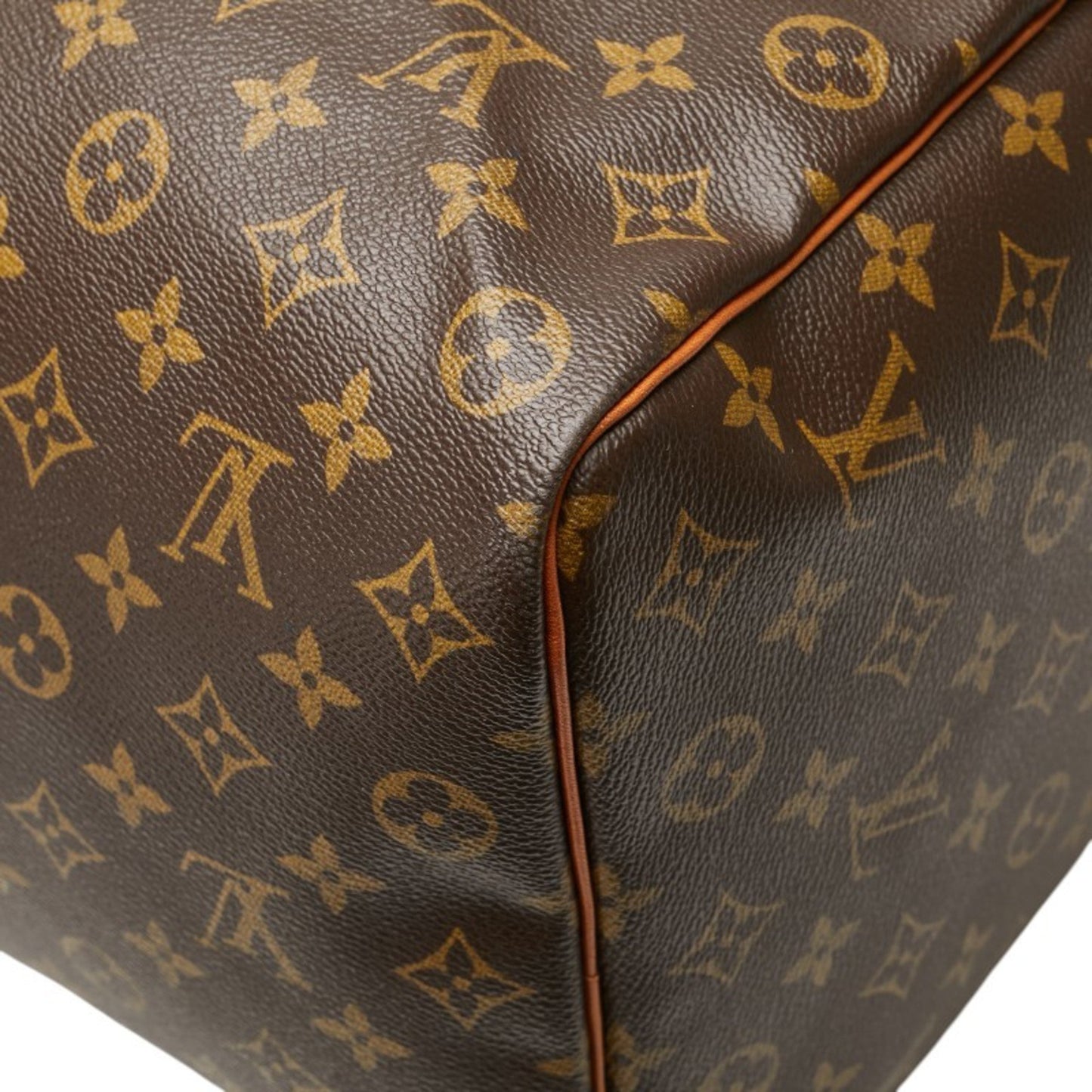 Louis Vuitton Monogram Keepall 50 Boston Bag M41426 Brown Pvc Leather