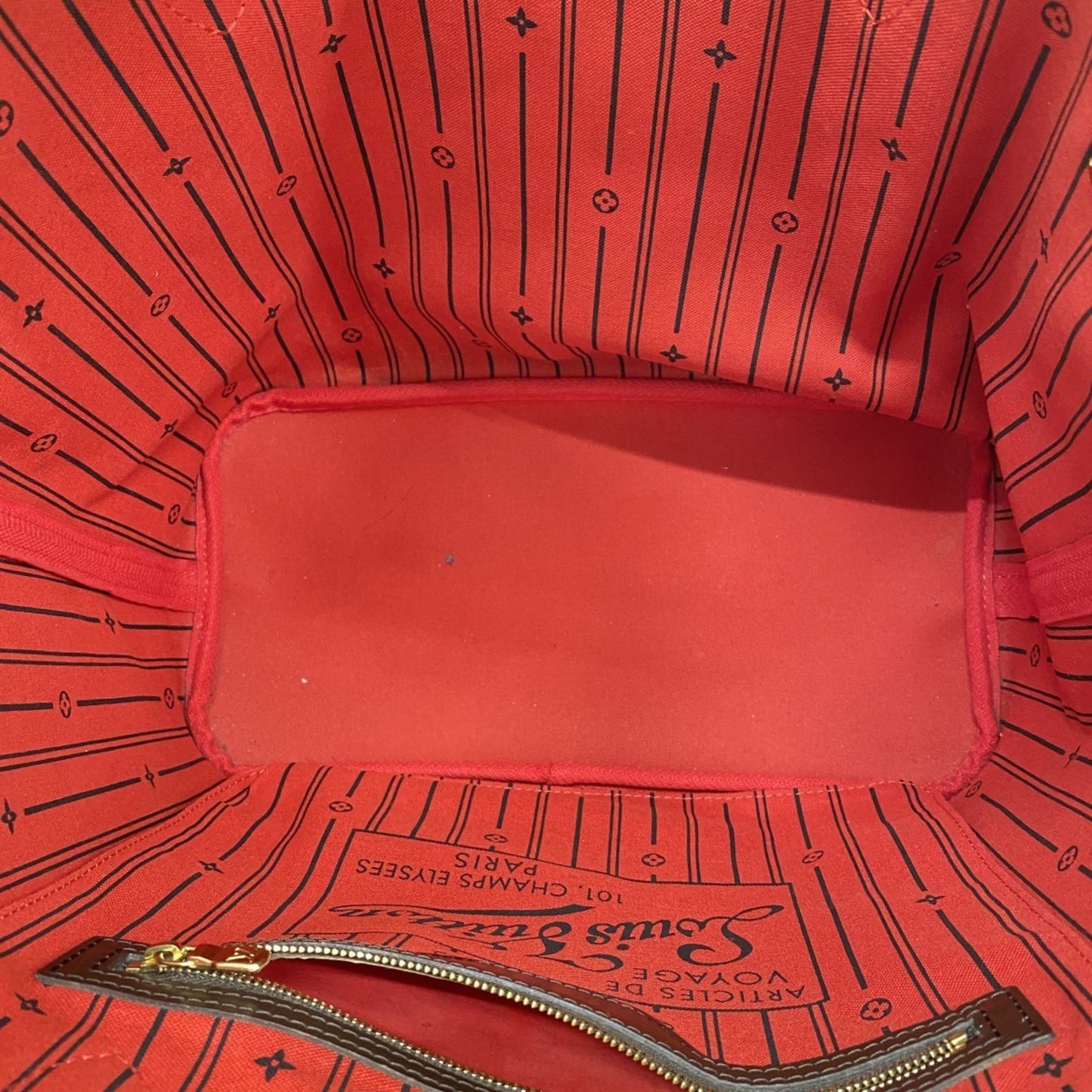 Louis Vuitton Damier Neverfull Mm Tote Bag N51105 Ebene