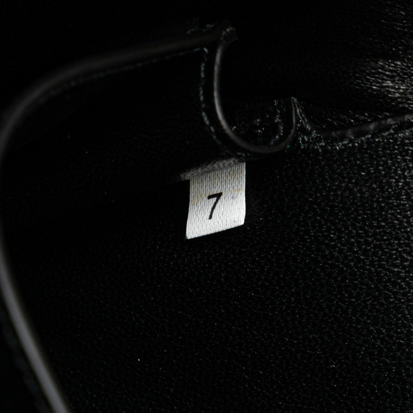 Prada Stitched Rim Handbag Shoulder Bag Br5138 Black Leather