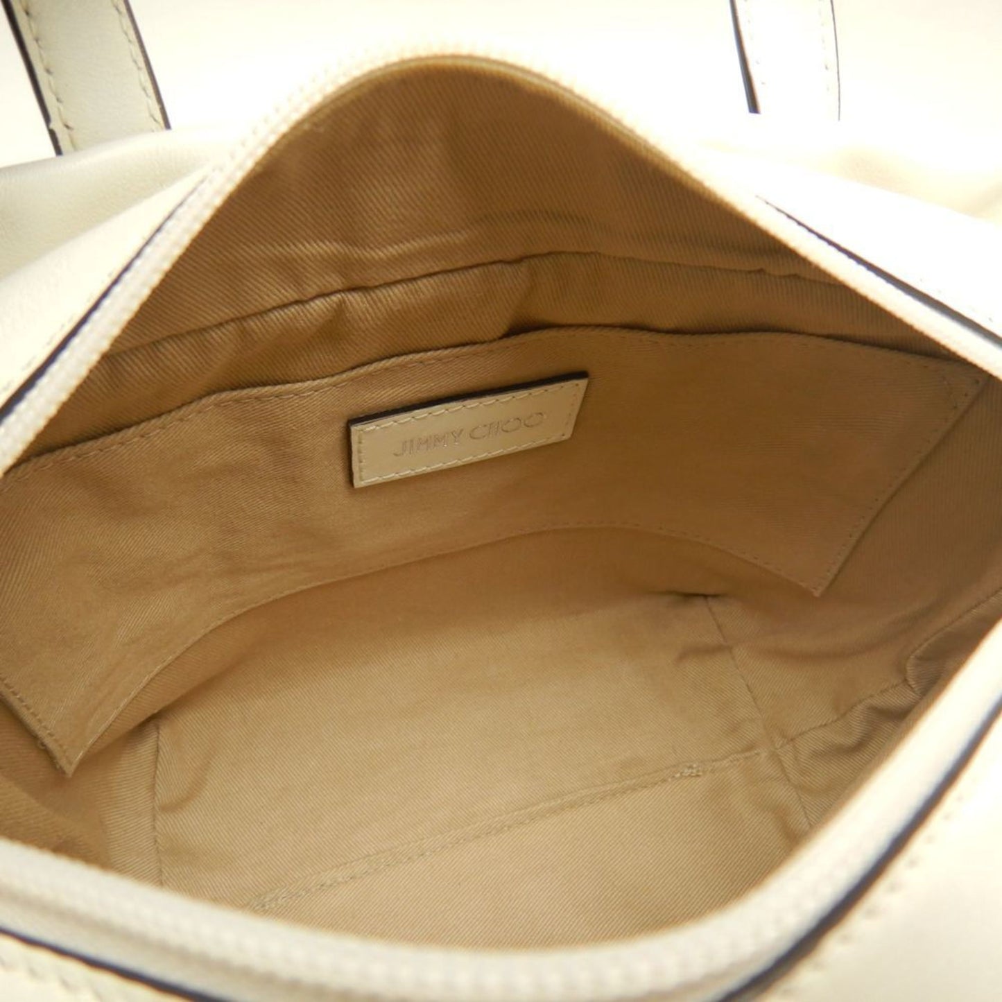 Jimmy Choo Mini Sarah Star Stud Handbag In White Leather