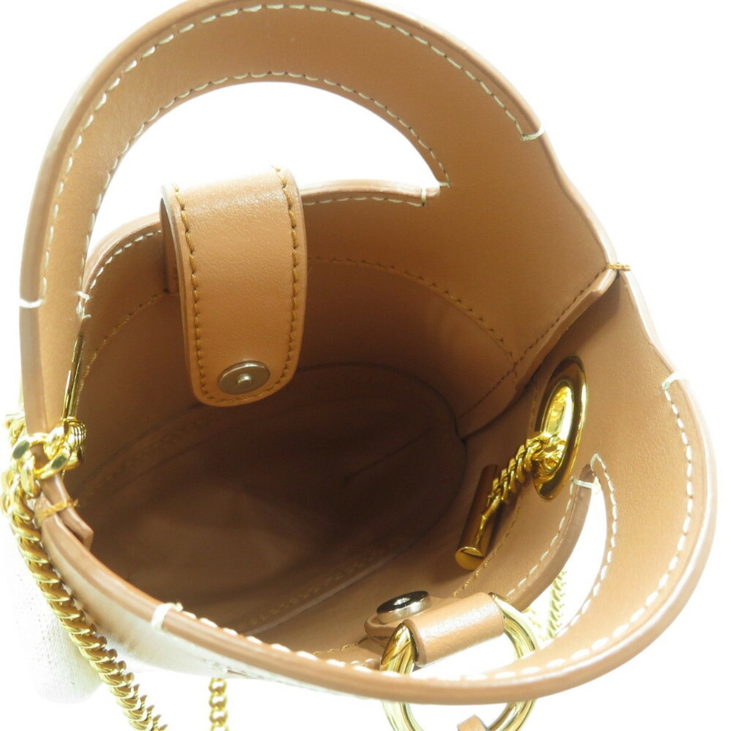 Chlo Unused Chloe Walden Phone Pouch Chc20Ap330C6126B Leather Brown Smartphone Shoulder Bag