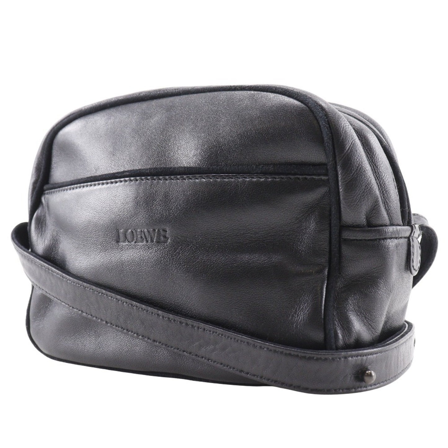 Loewe Shoulder Bag Lambskin Black