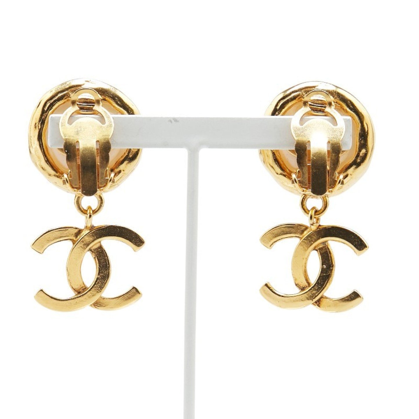 Vintage Chanel Coco Mark Swing Earrings