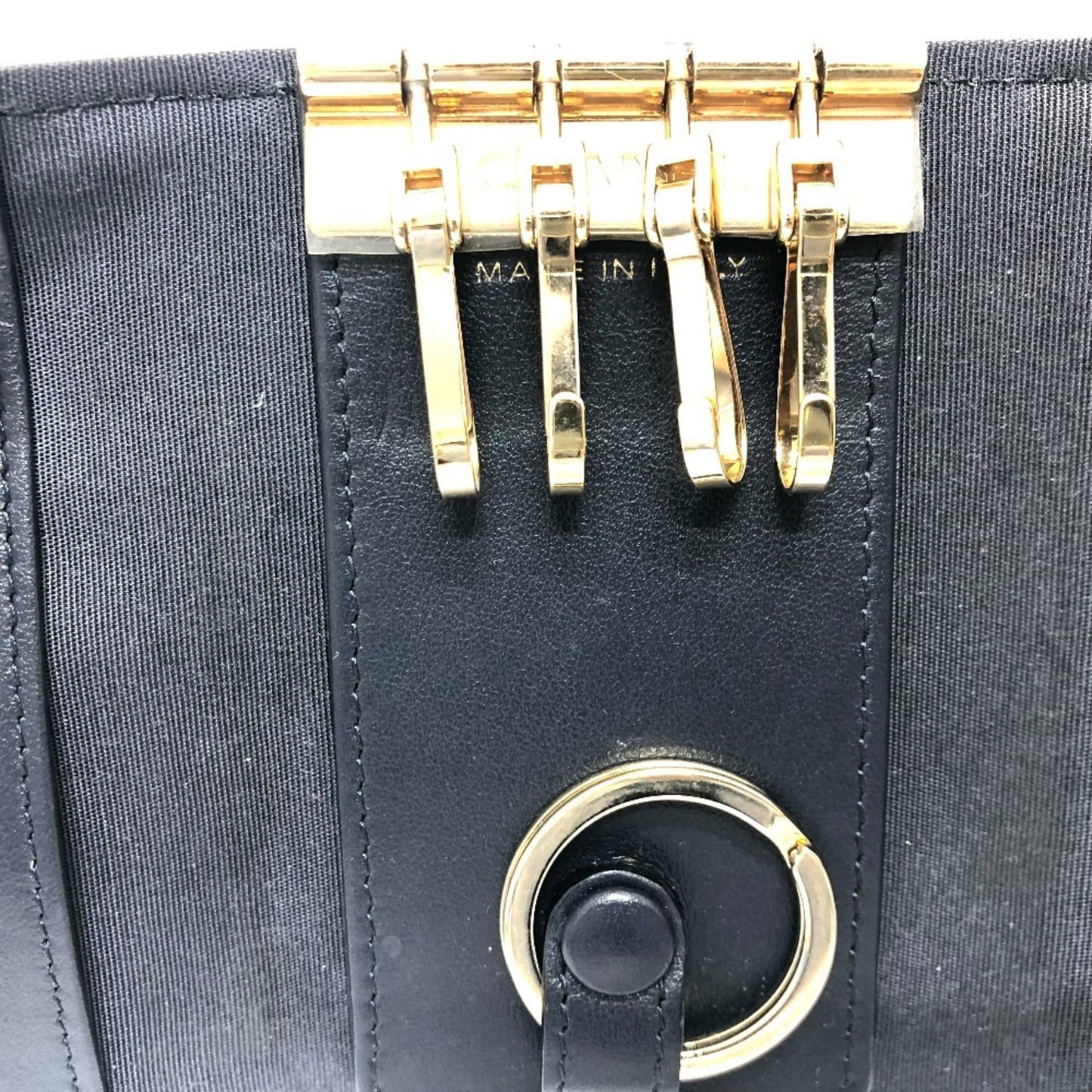 Chanel Coco Mark 4-Ring Key Case
