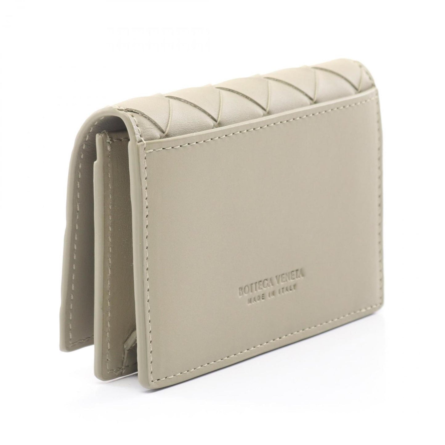 Bottega Veneta Intrecciato Business Card Holder/Card Case Leather
