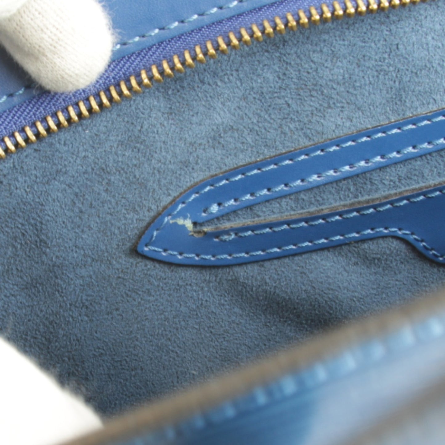 Louis Vuitton Saint Jacques M52265 Handbag Epi Leather Blue