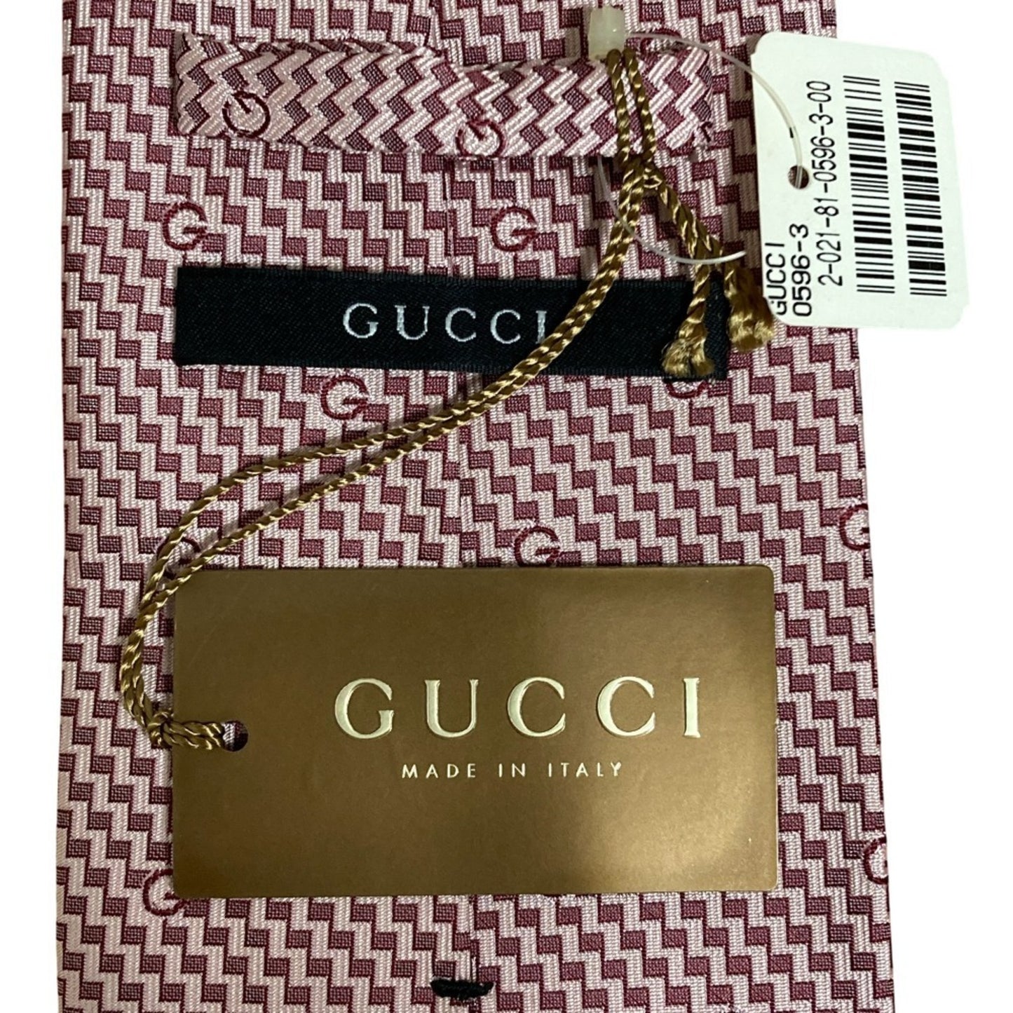 Gucci G Logo All-Over Print Wide Tie