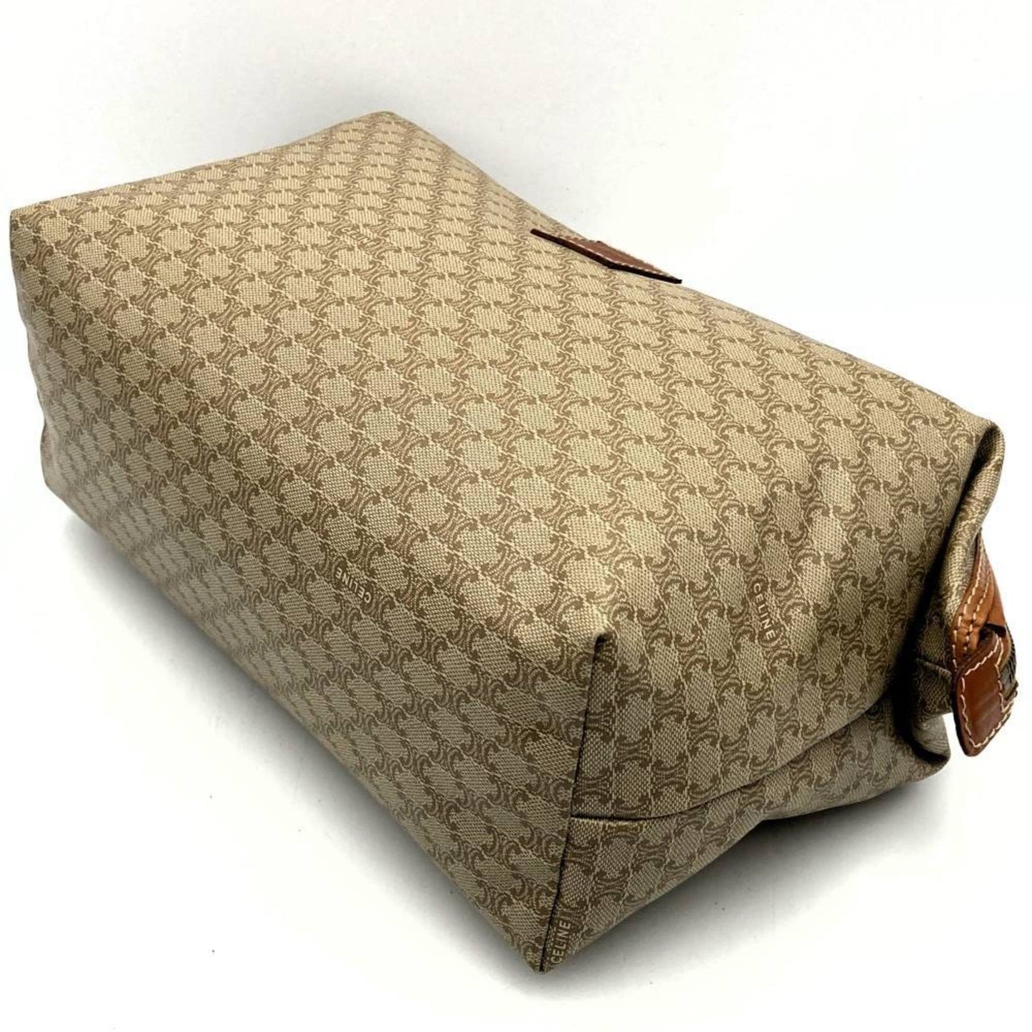 Celine Mc912 Pouch Clutch Bag In Macadam Beige