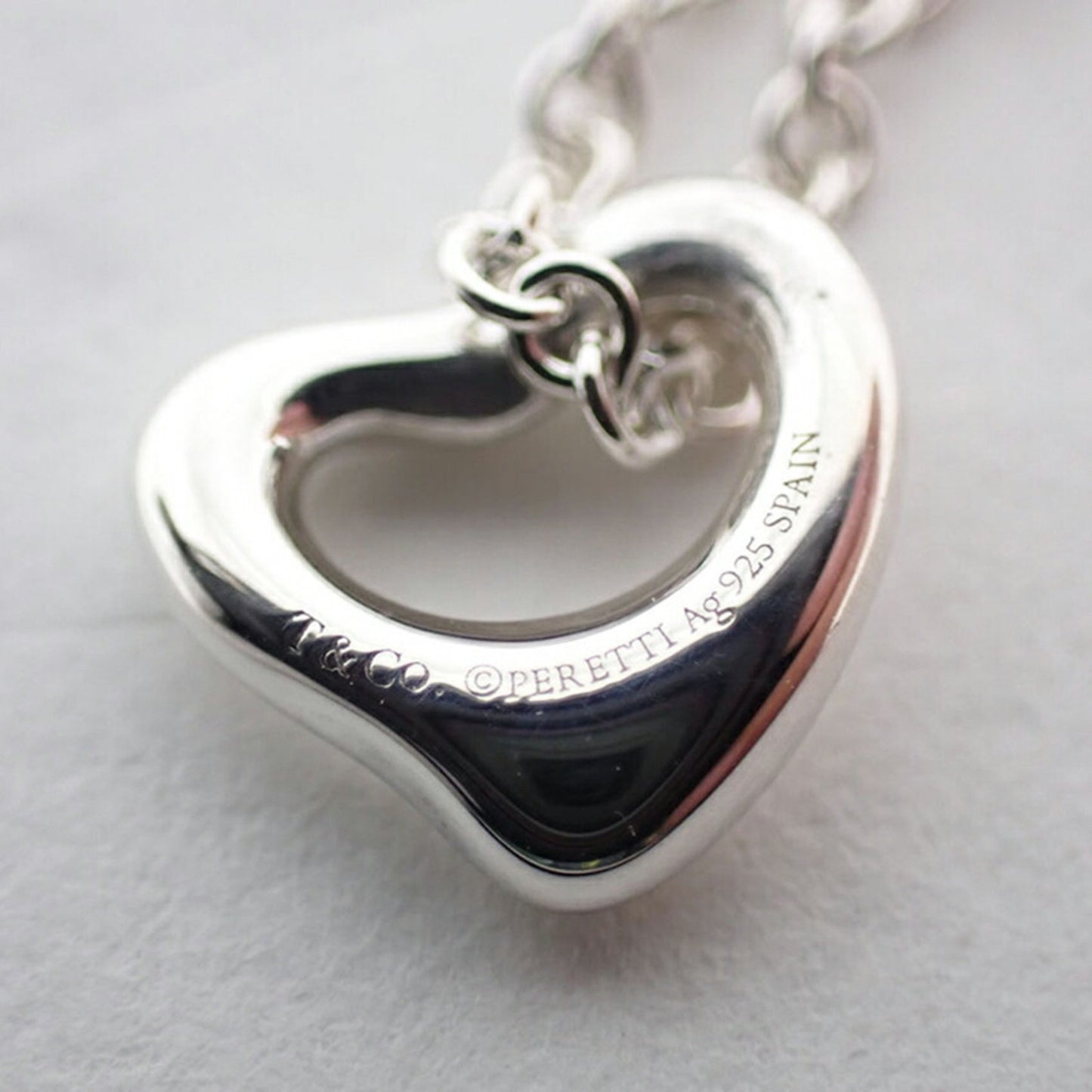 Tiffany Ag925 Mini Heart Pendant Necklace