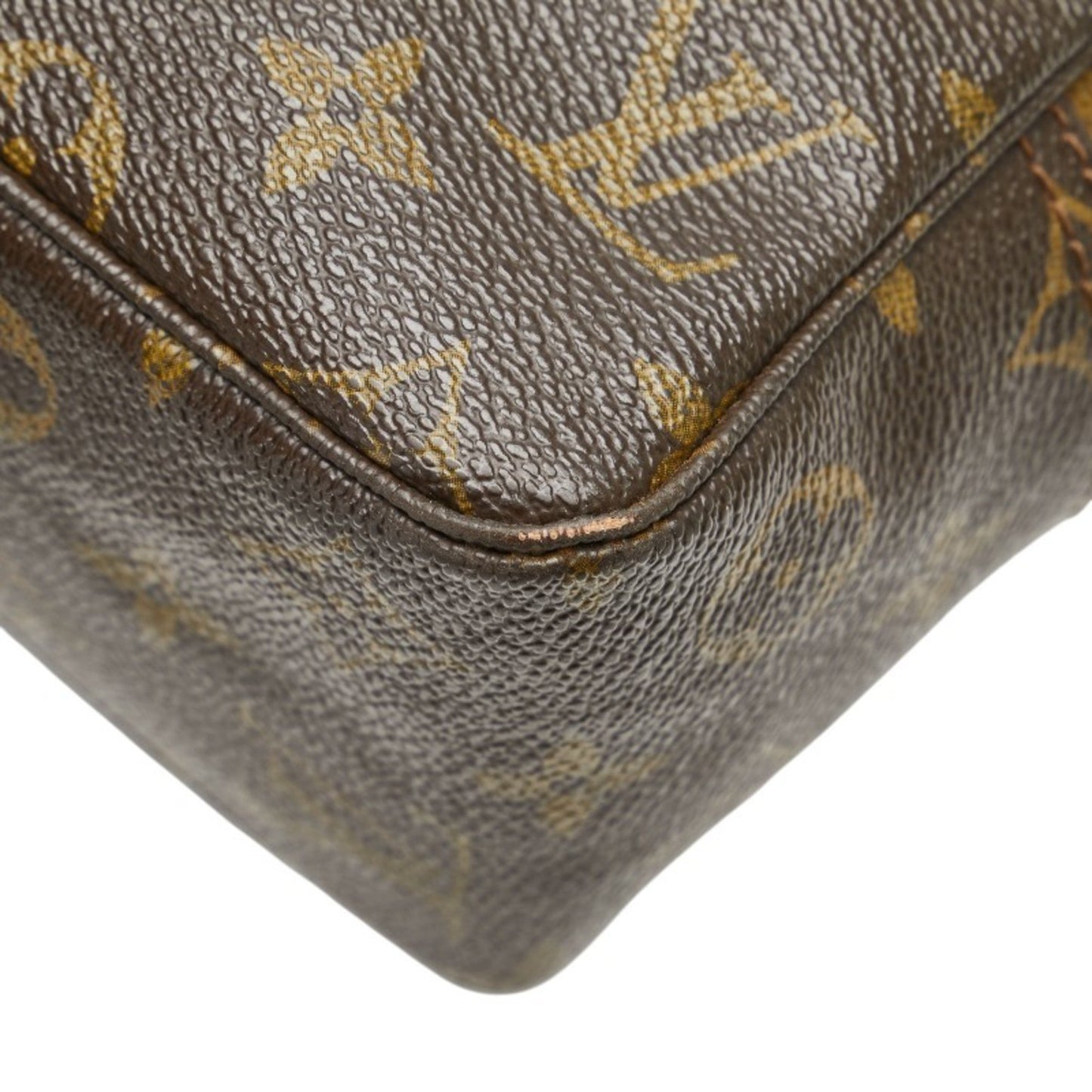 Louis Vuitton Monogram True Toilet 28 Second Bag/Clutch Bag M47522 Brown