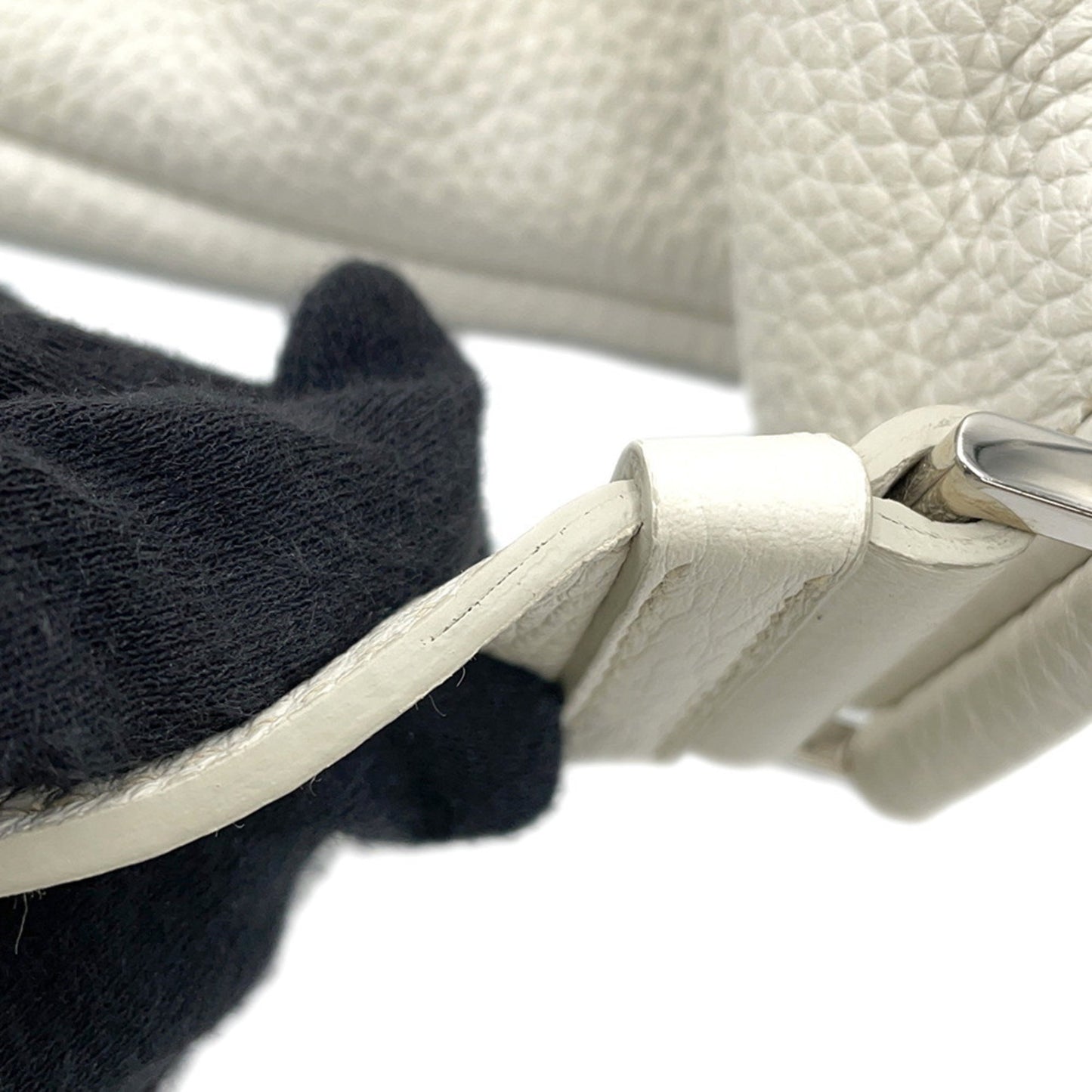 Prada Triangle Leather Body Bag 2Vz098 Prada White