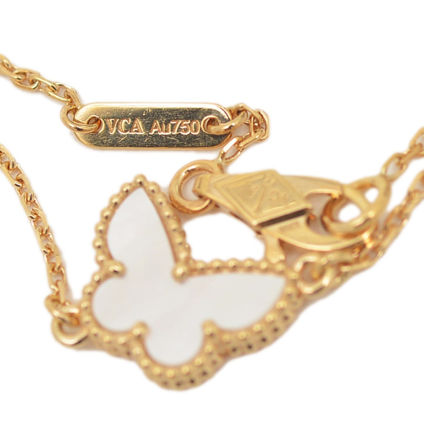 Van Cleef & Arpels Sweet Papillon Bracelet In 18K Yellow Gold
