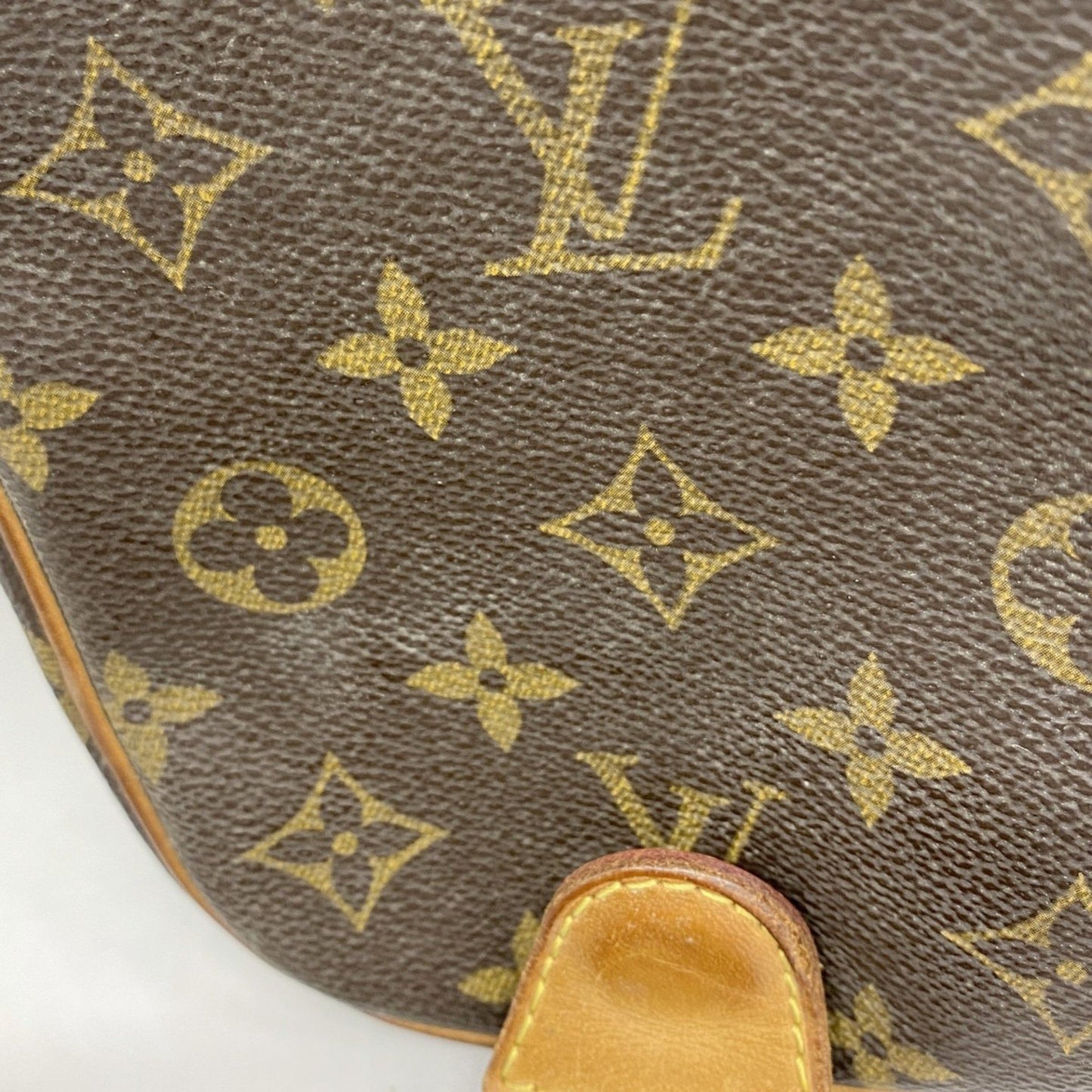 Louis Vuitton Monogram Pochette Ganjou Body Bag M51870 Brown