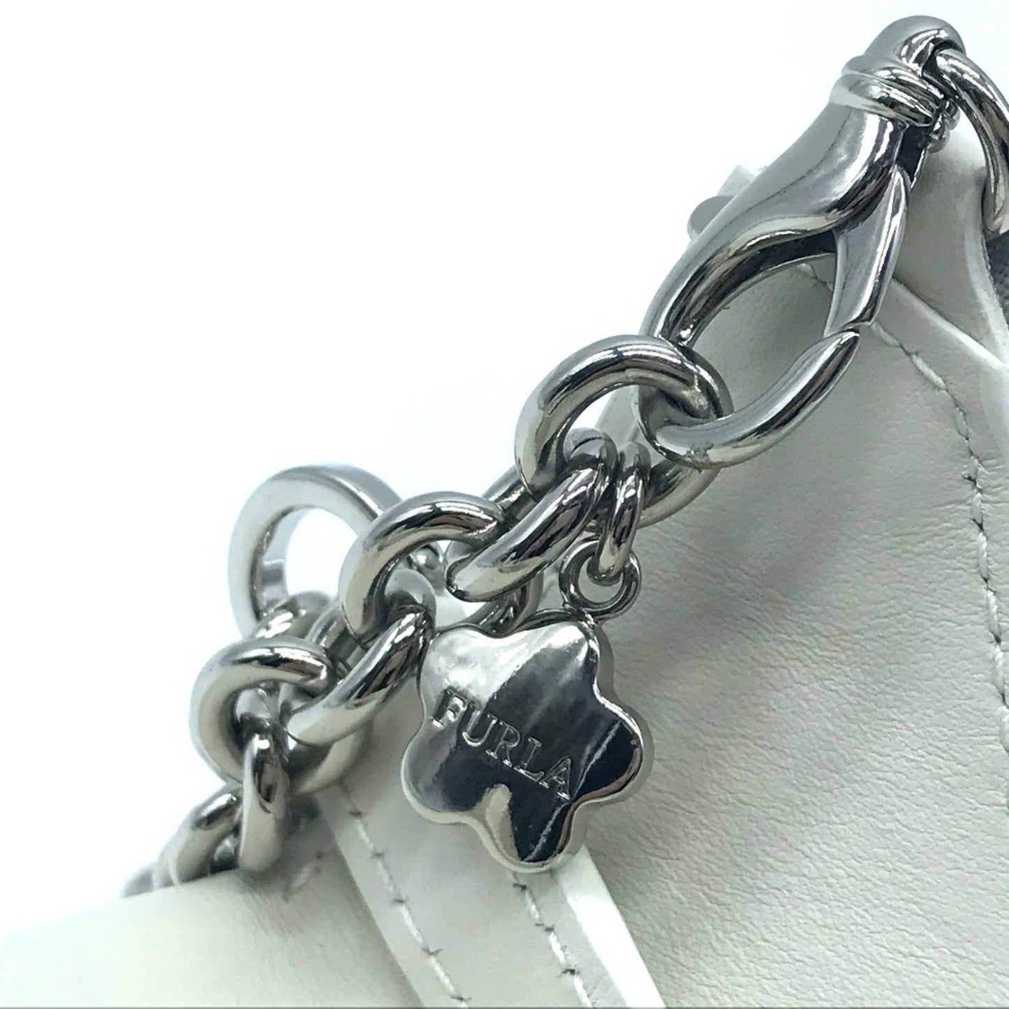 Furla Studded Isola Chain Waist Bag Body Leather