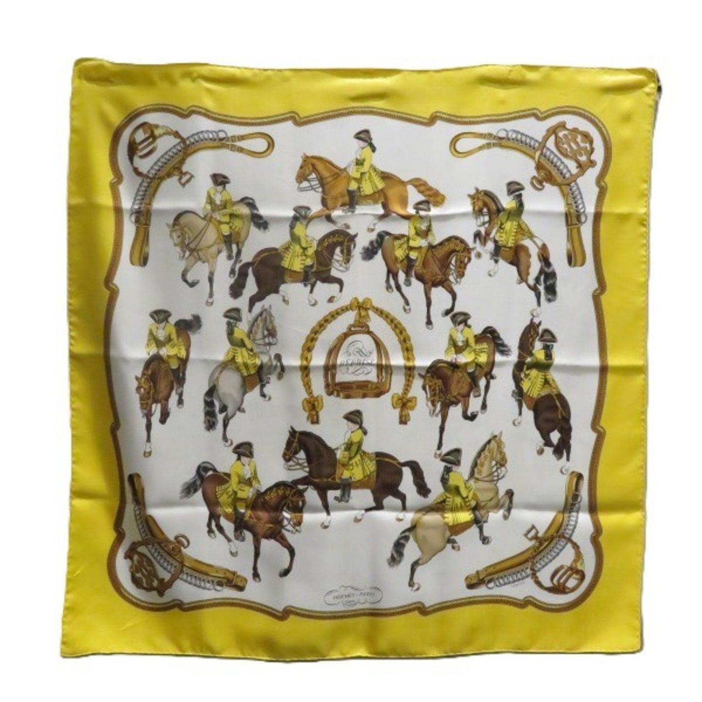 Hermes Carr 90 Horseback Riding Scenery Accessories Scarves