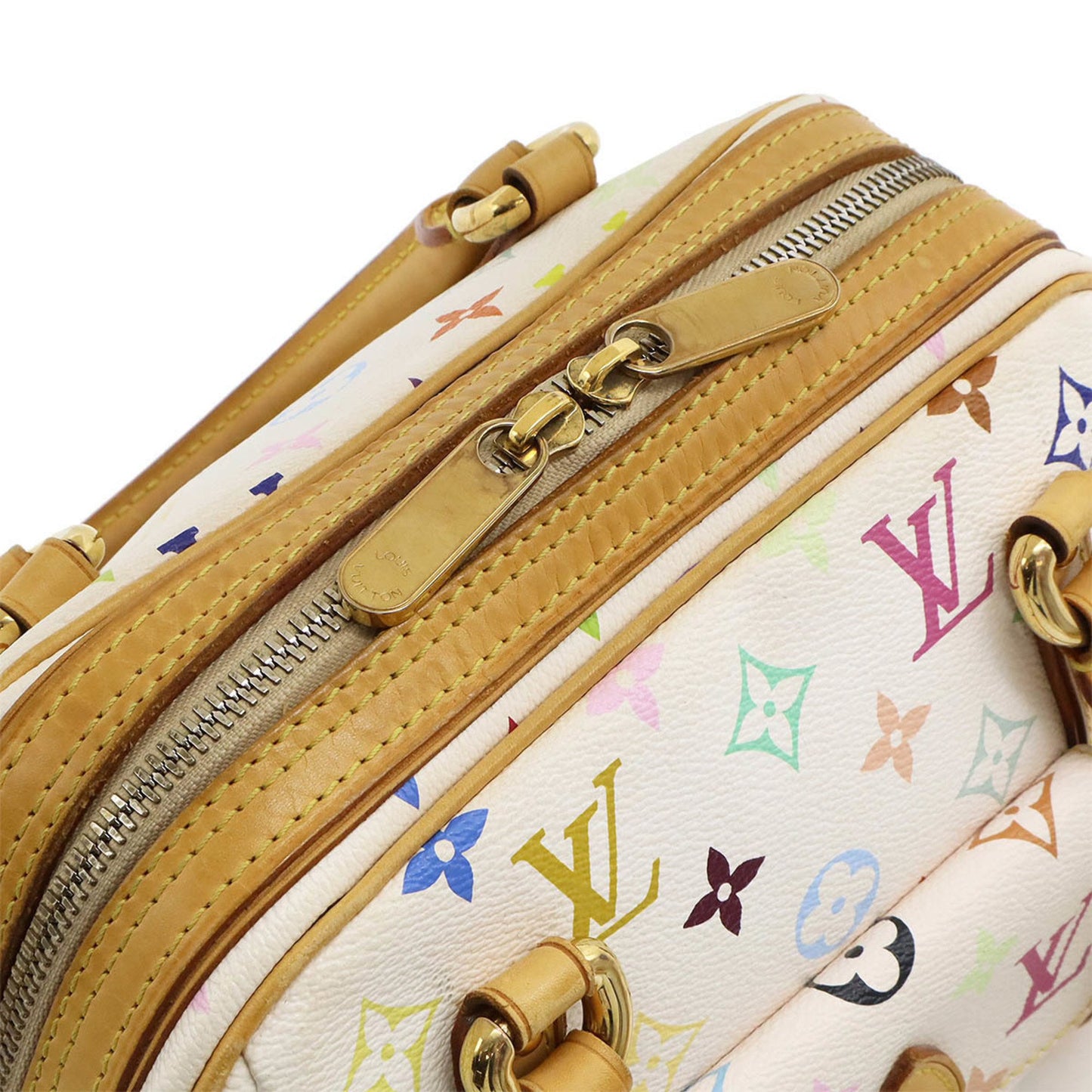 Louis Vuitton Louis Vuitton Monogram Multicolor Priscilla Handbag Blanc White M40096