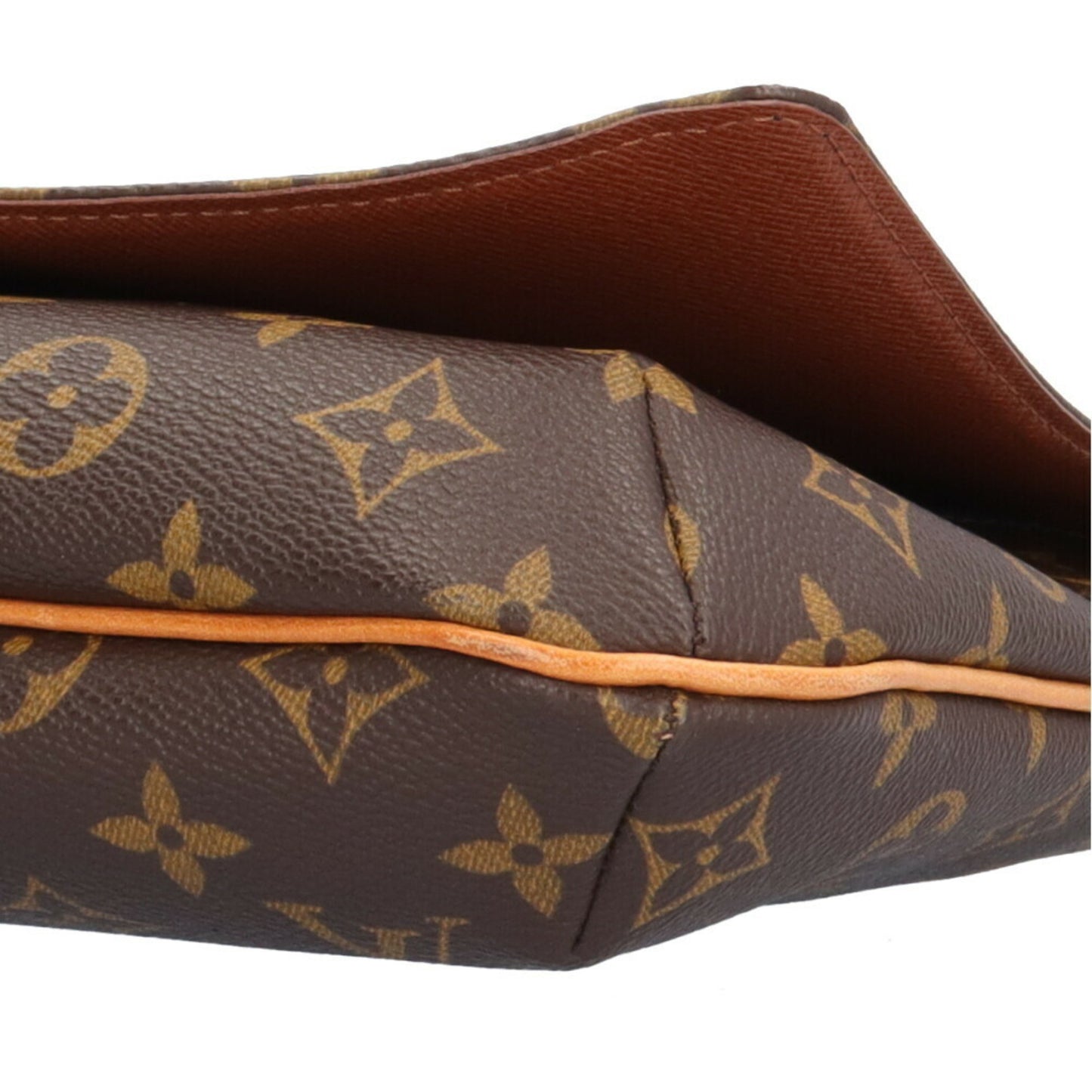 Louis Vuitton Musette Tango Short Monogram Shoulder Bag Canvas M51257 Brown