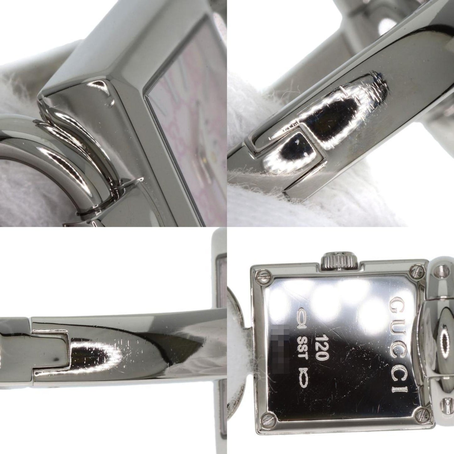 Gucci Ya120 Tornavoni Watch Stainless Steel Ss
