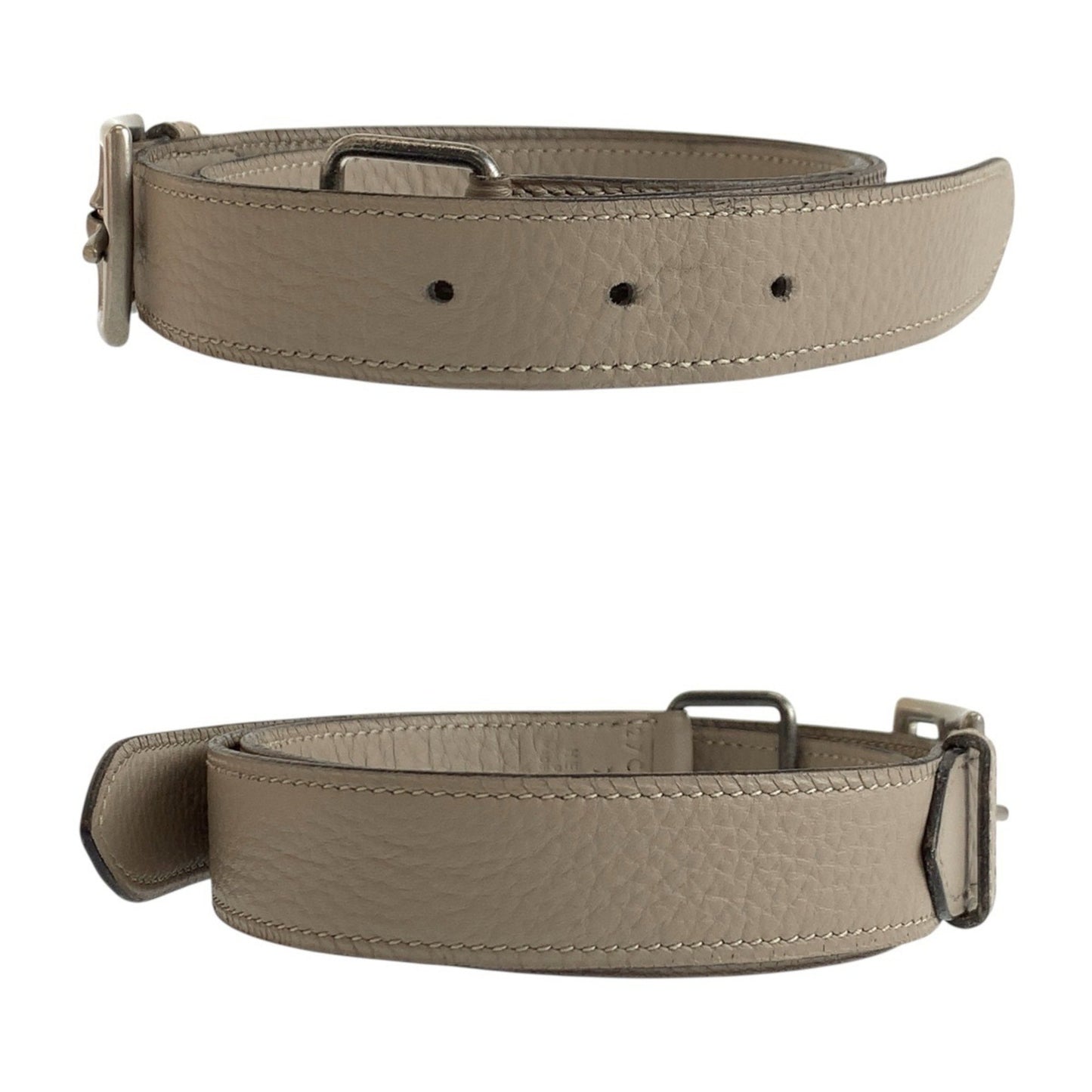 Hermes Etrivire Beige Togo Leather Belt