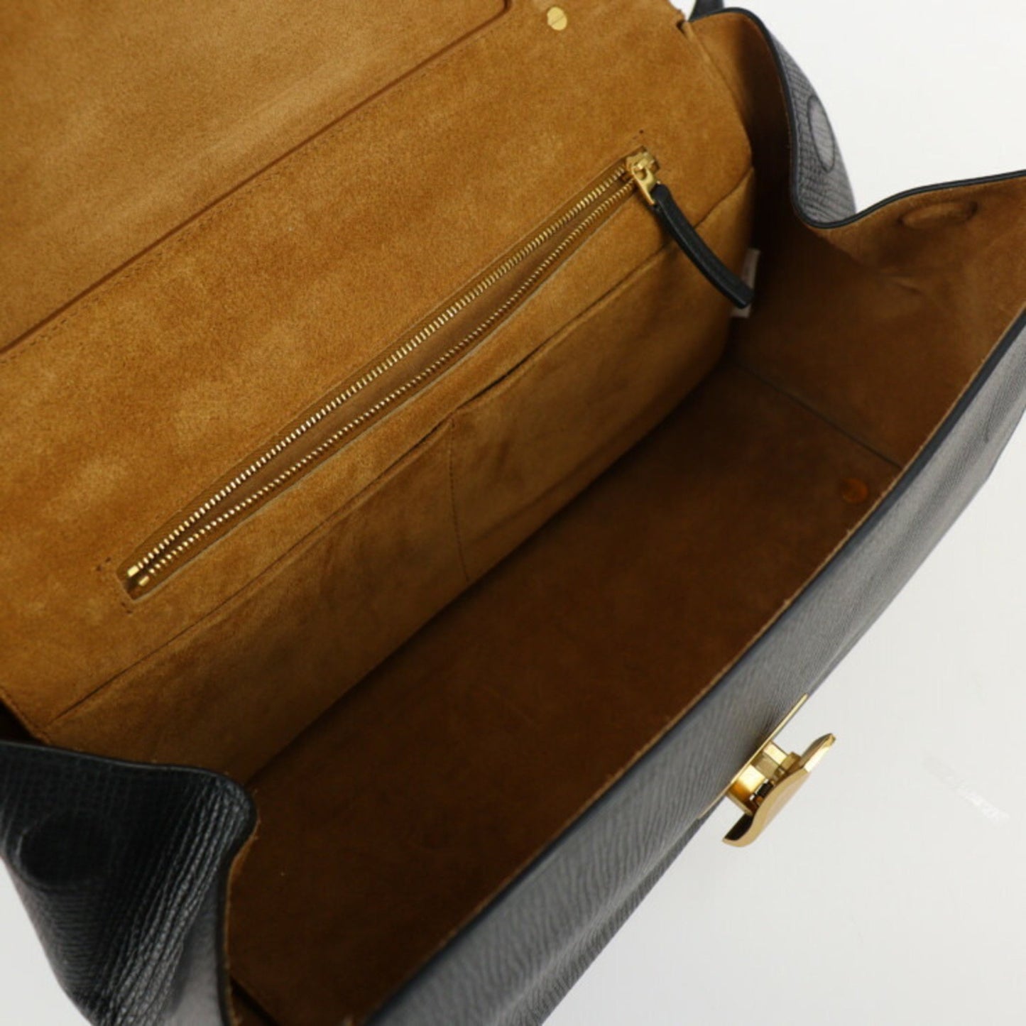 Bottega Veneta Bottega Veneta Angle Angle Palmellato Shoulder Bag 576143 Calf Leather Black Gold