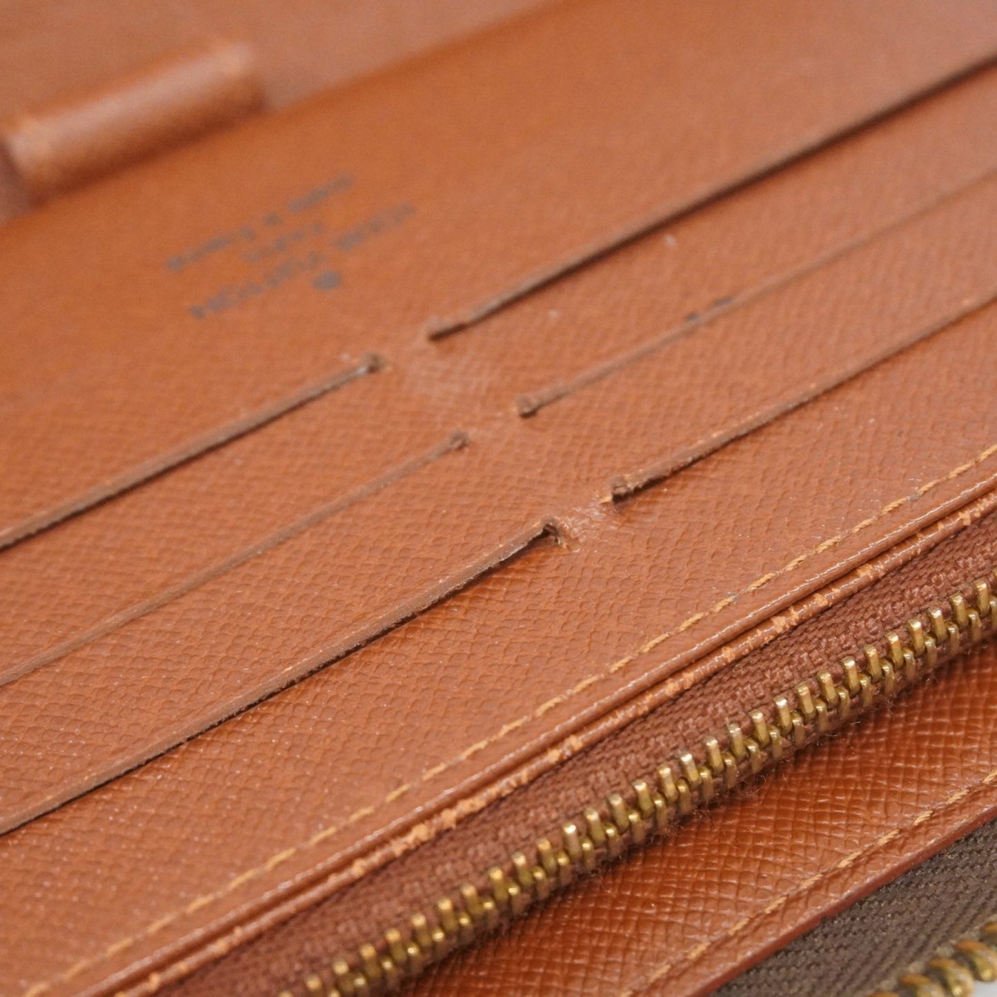 Louis Vuitton Monogram Zippy Organizer Long Wallet M60002 Brown