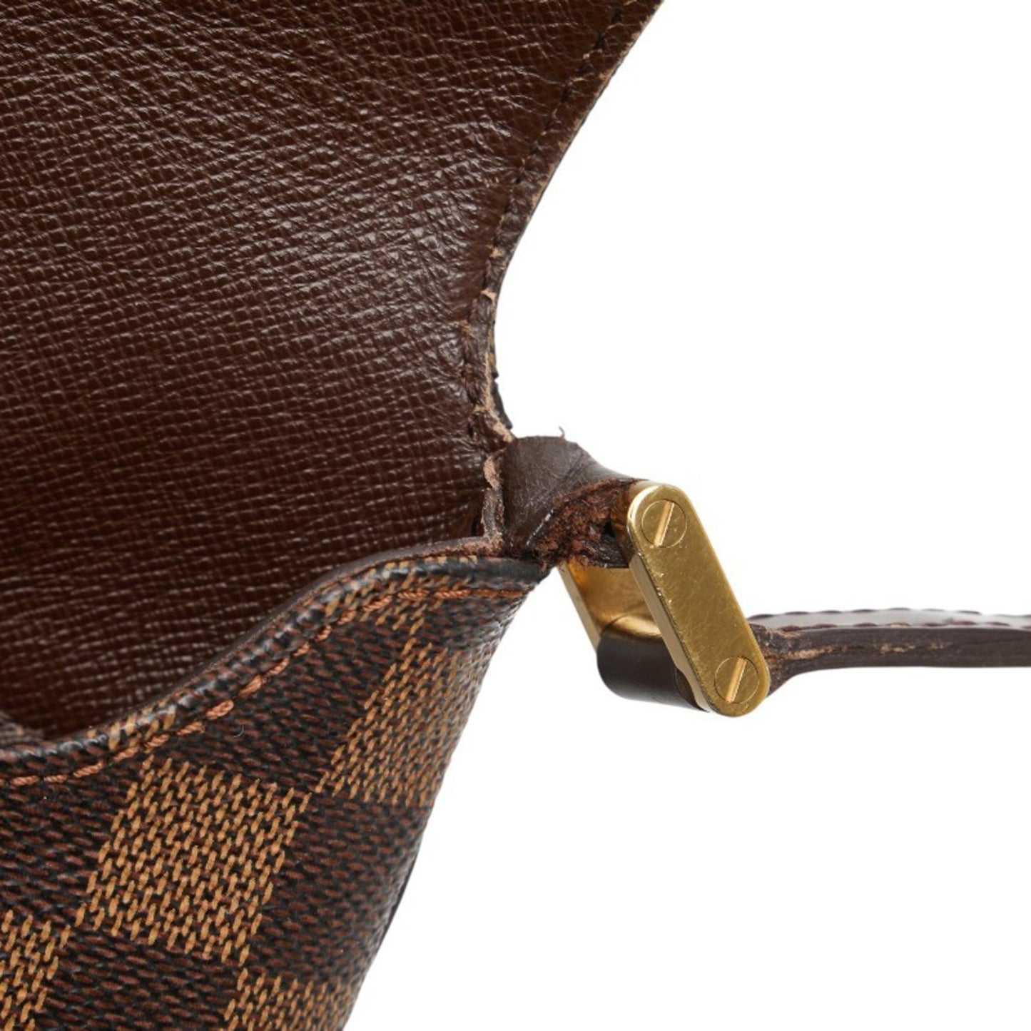 Louis Vuitton Damier Musette Salsa Long Shoulder Bag N51300 Brown Pvc Leather