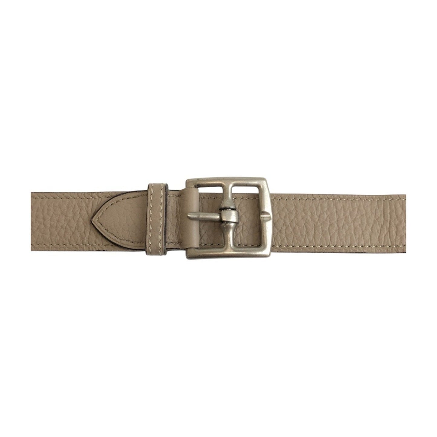 Hermes Etrivire Beige Togo Leather Belt
