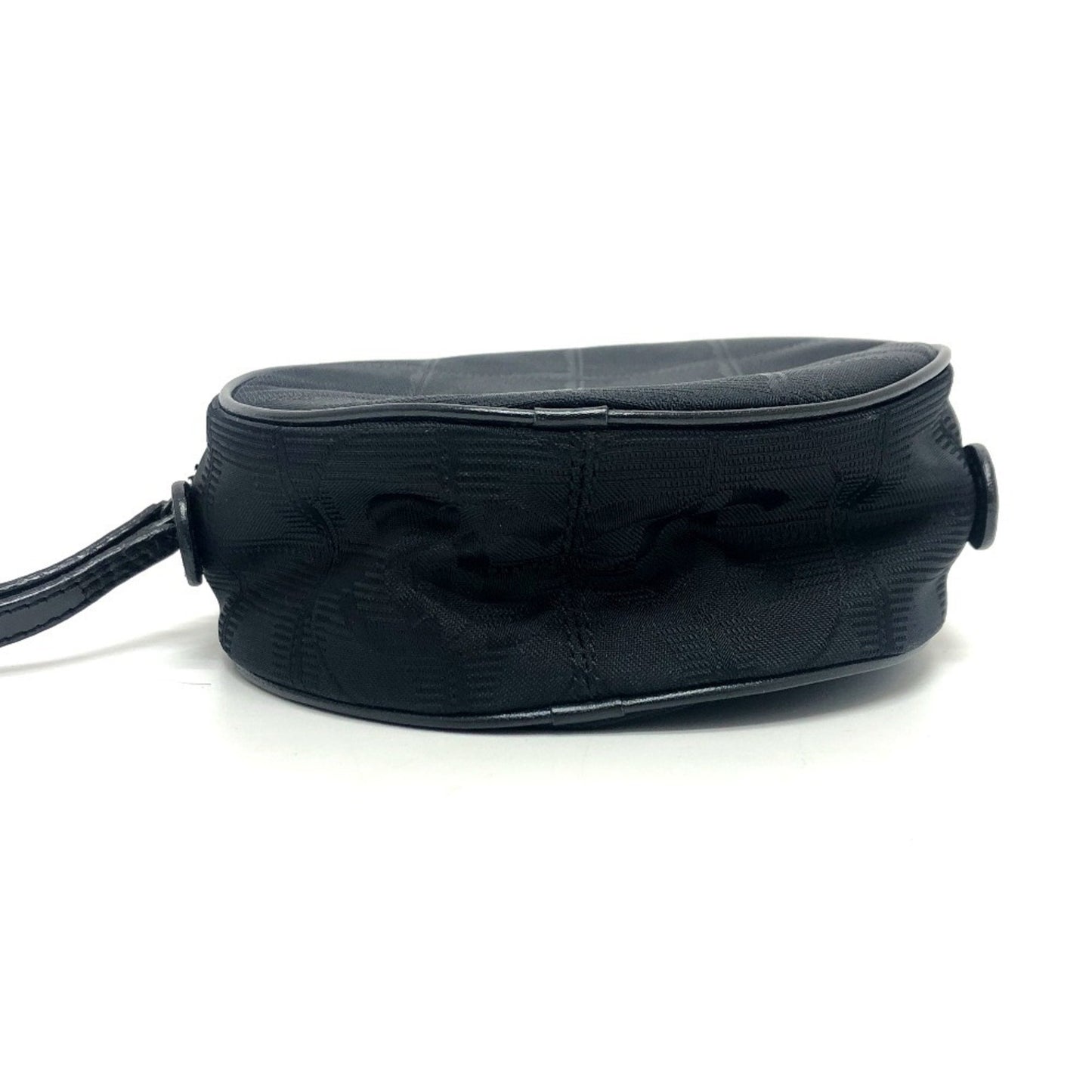 Chanel A17682 New Travel Line Round Pouch Nylon Jacquard