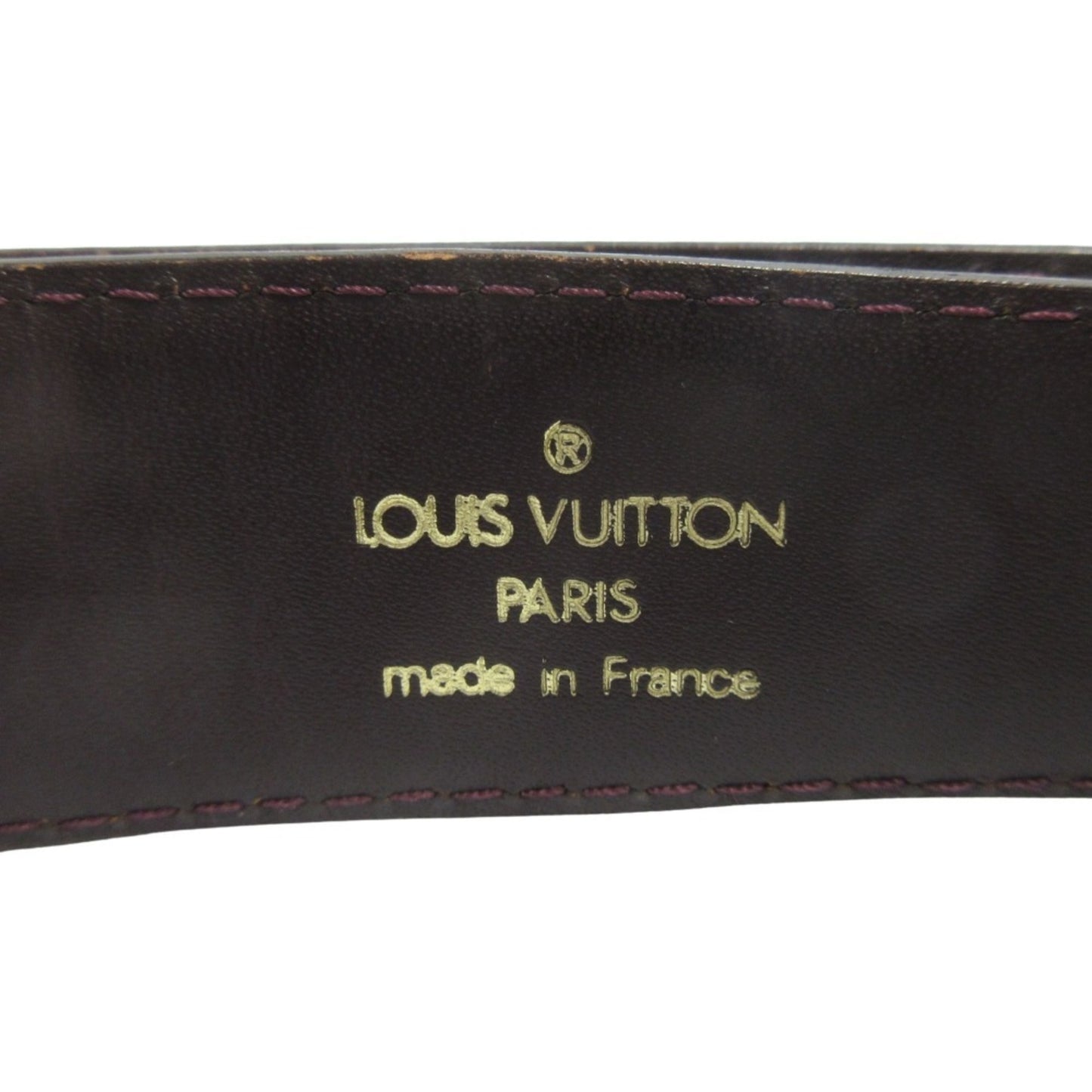 Louis Vuitton Taiga Santur Classic Leather Belt