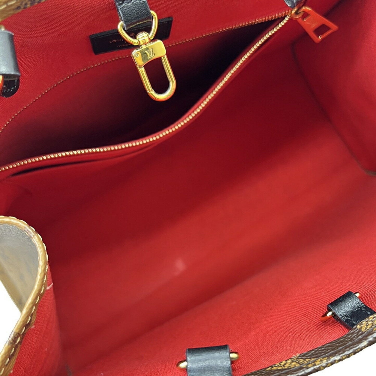 Louis Vuitton Monogram Reverse On The Go Mm M45321 Brown Tote Bag/Handbag