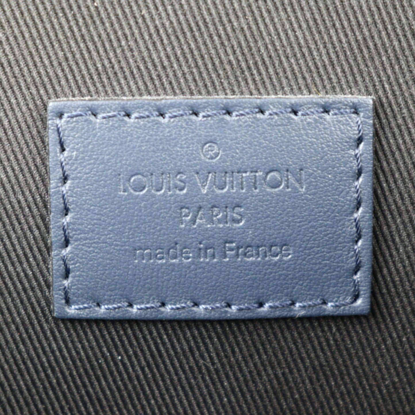 Louis Vuitton Christopher Messenger Shoulder Bag M58475 Taurillon Leather Blue Marine Black