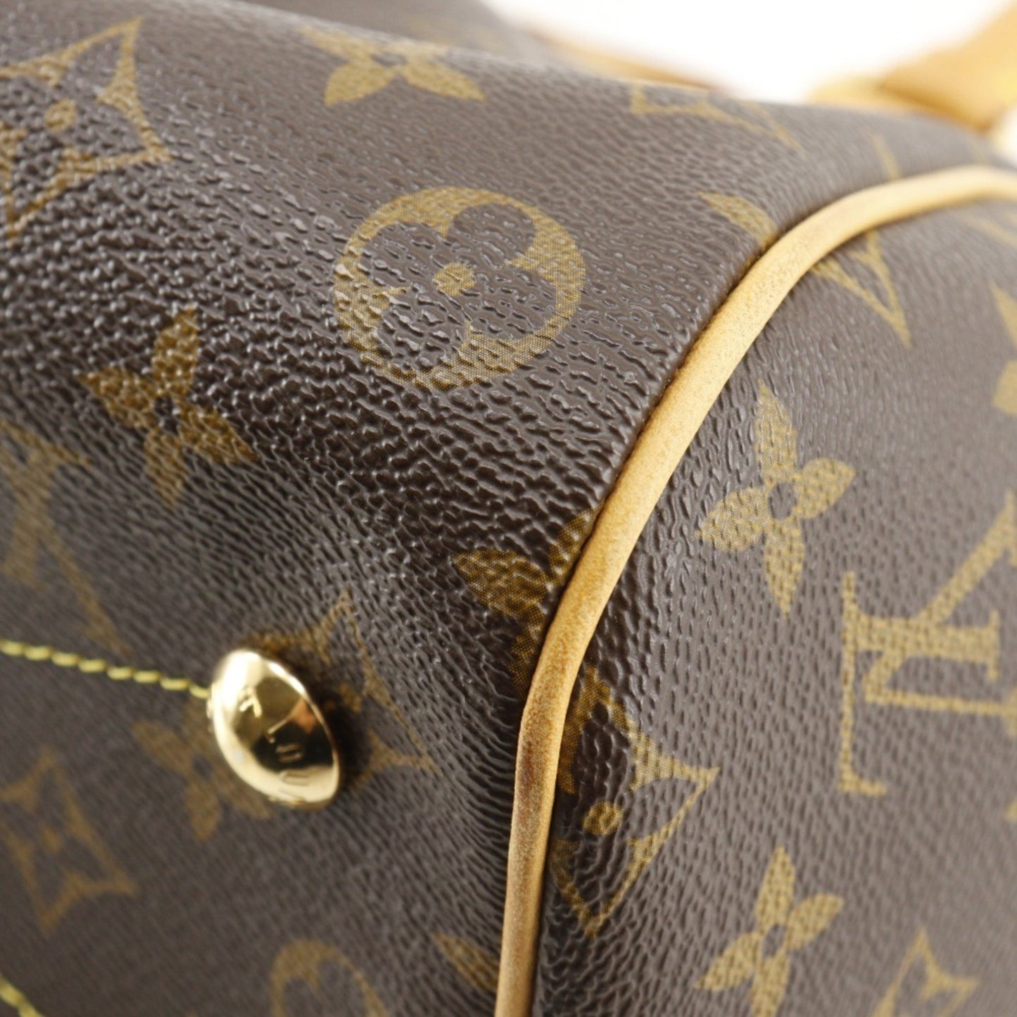 Louis Vuitton Tivoli Pm Handbag M40143 Monogram Canvas 2011 Brown A5