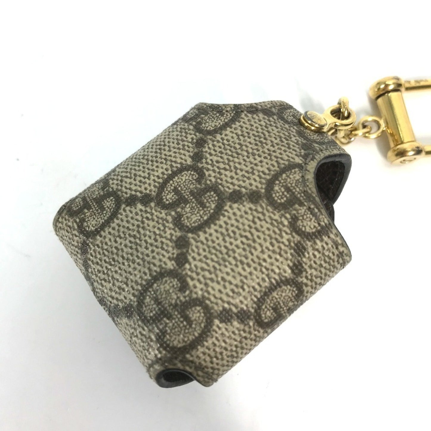 Gucci 596720 Gg Supreme Airpods Case Apple Earphone Canvas