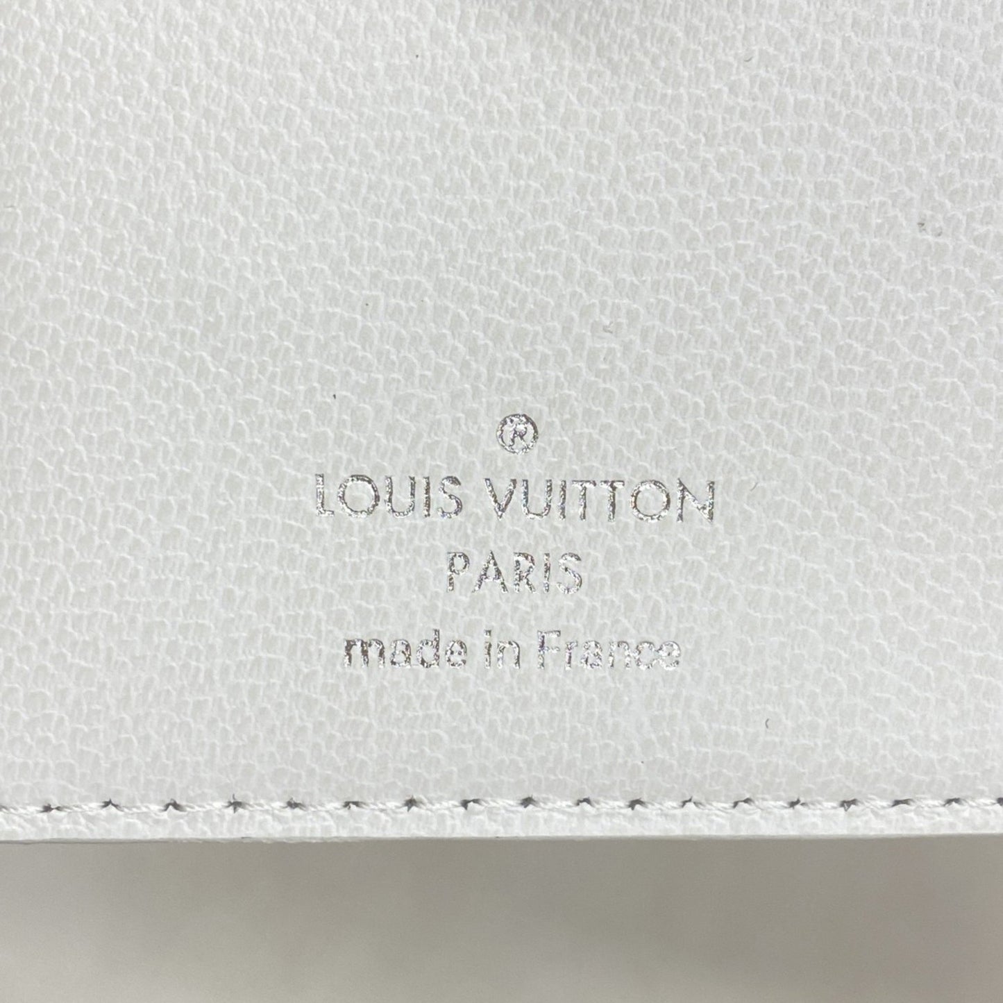 Louis Vuitton Monogram Embossed Portefeuille Lou Wallet M12153 White