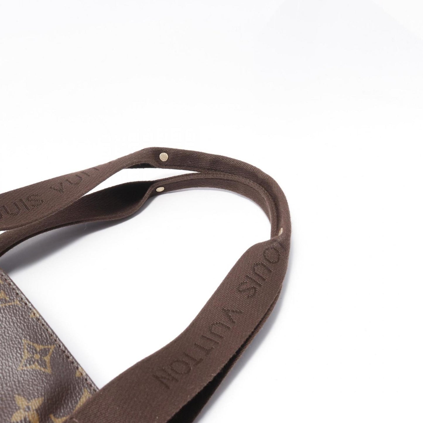 Louis Vuitton Cabas Bobur Tote Bag Coated Canvas Leather Monogram