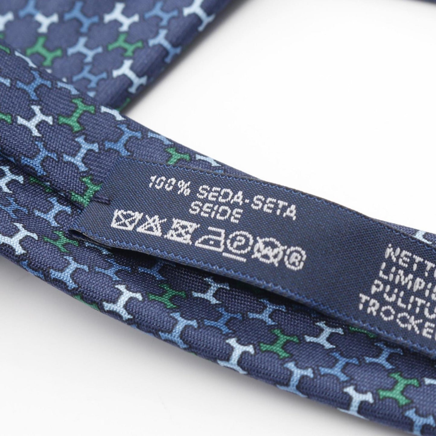 Hermes Herms H Street Silk Tie For Men
