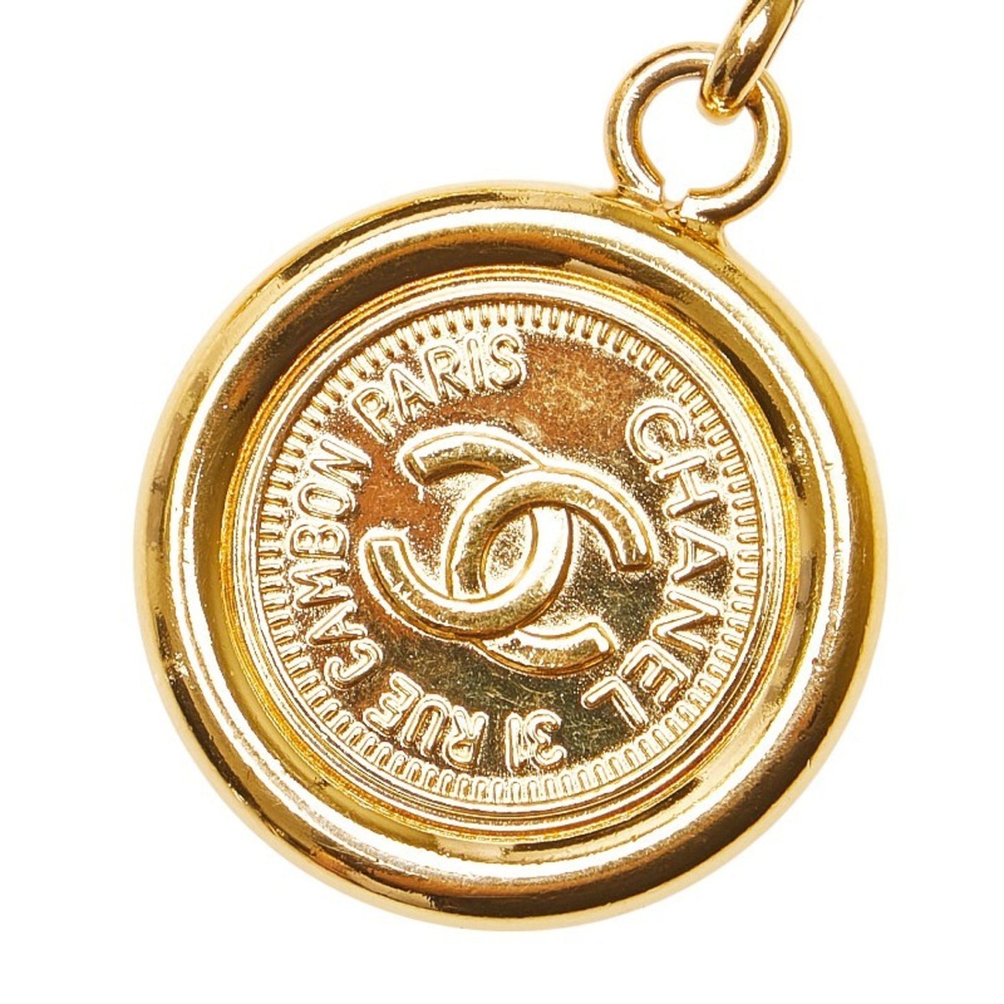 Chanel Coco Mark 31 Rue Cambon Medal Motif Chain Belt