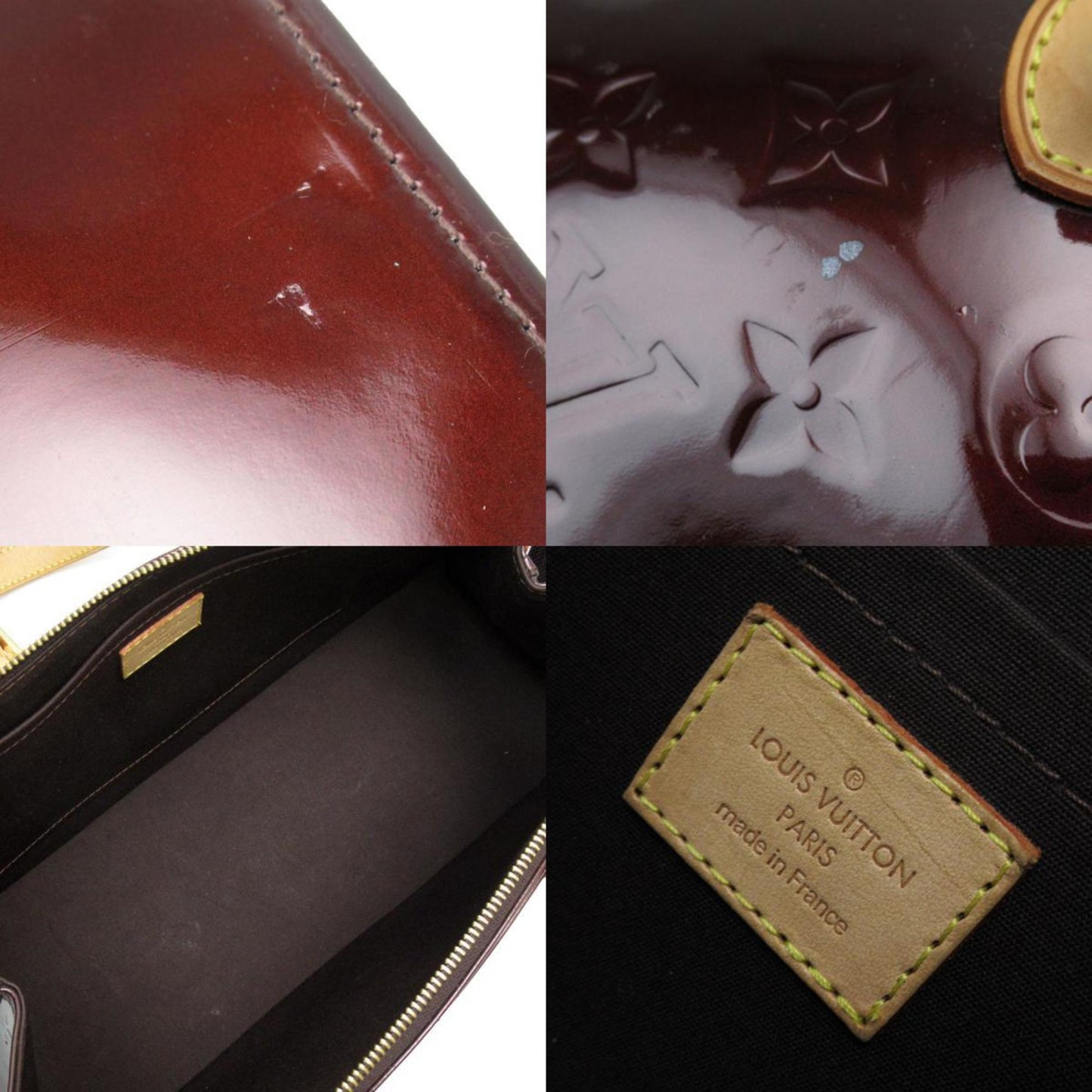 Louis Vuitton Louis Vuitton Handbag Monogram Vernis Rosewood Avenue Amarante