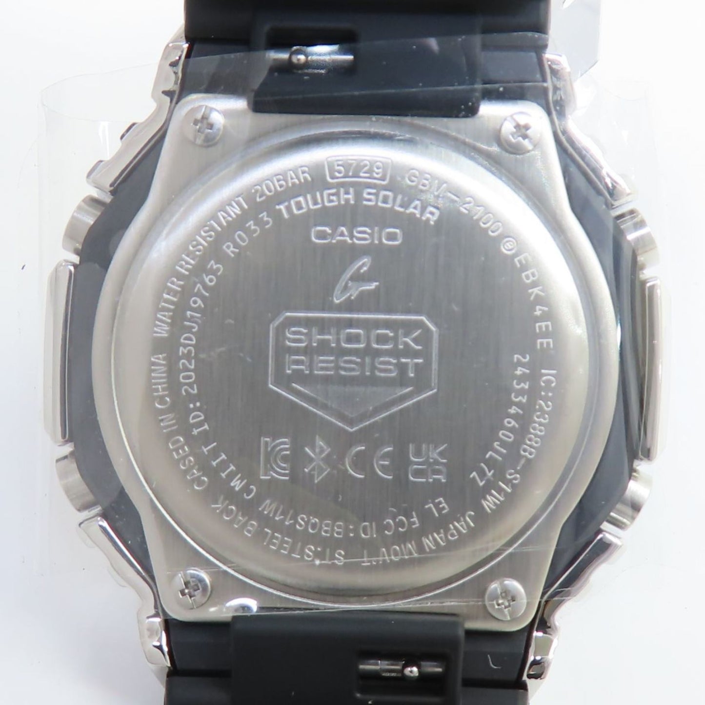 Casio G-Shock Metal Covered Model Gbm-2100A-1A2Jf Tough Solar Watch