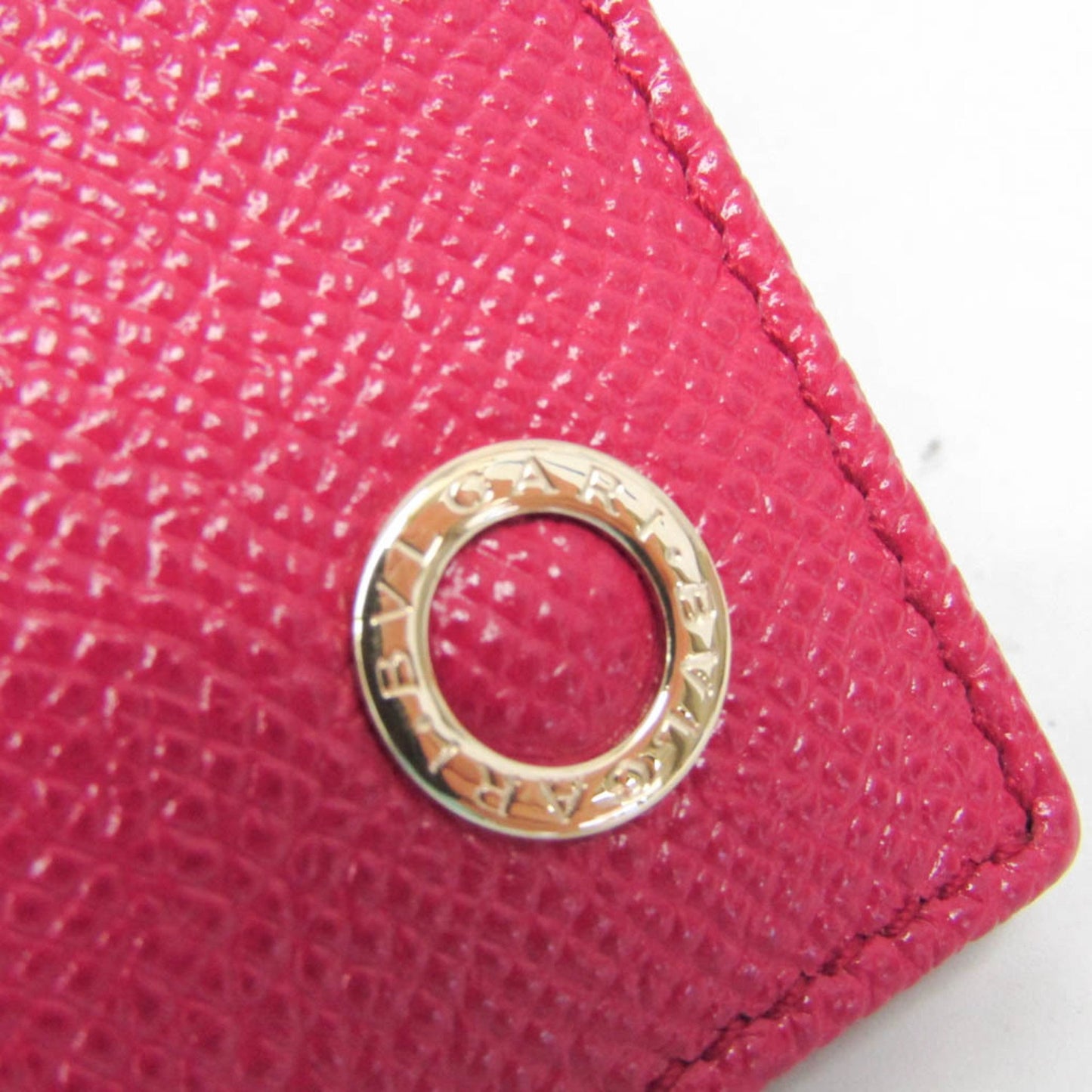 Bvlgari Bvlgari Bvlgari 287264 Leather Card Case Pink