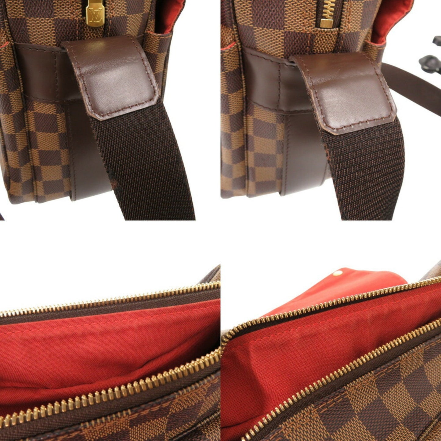 Louis Vuitton Naviglio Damier N45255 Brown Shoulder Bag