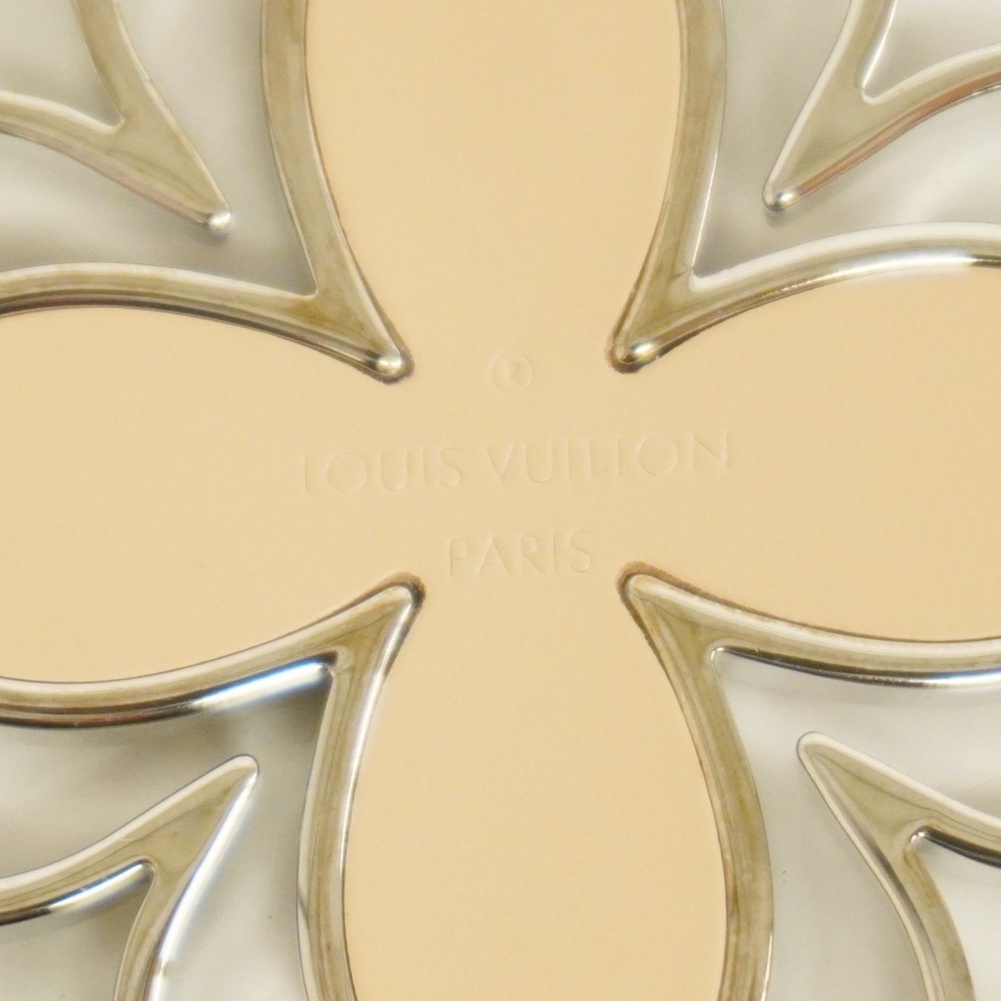 Louis Vuitton Limy Keychain M67935 Beige Silver