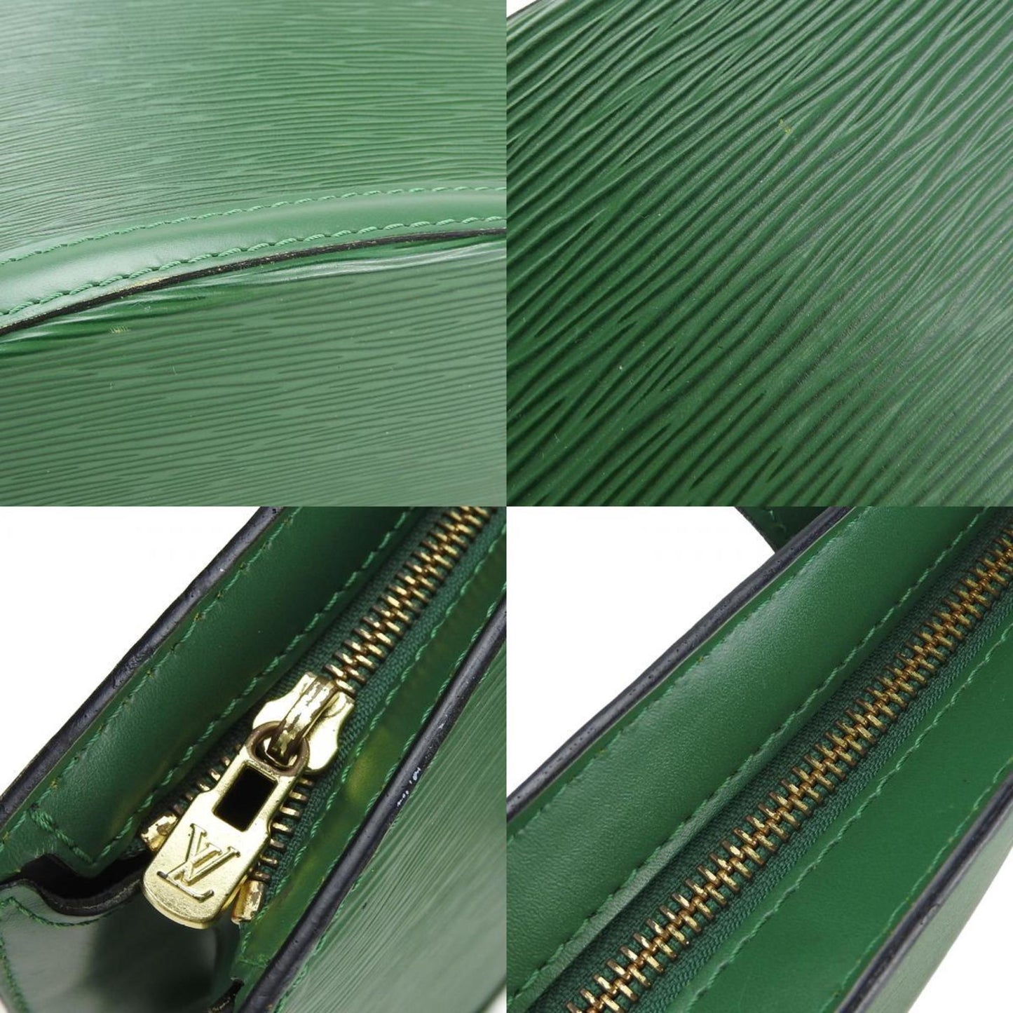 Louis Vuitton Handbag Saint Jacques M52274 Epi Leather Borneo Green
