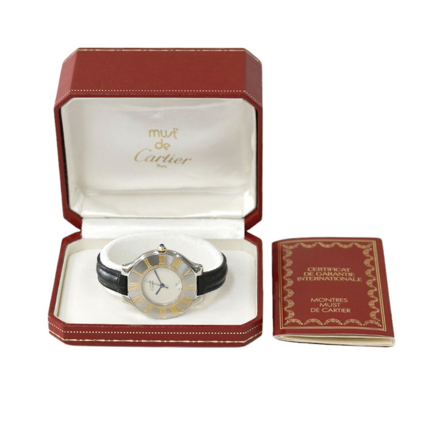 Cartier Must 21 Watch Stainless Steel 126 000P Quartz