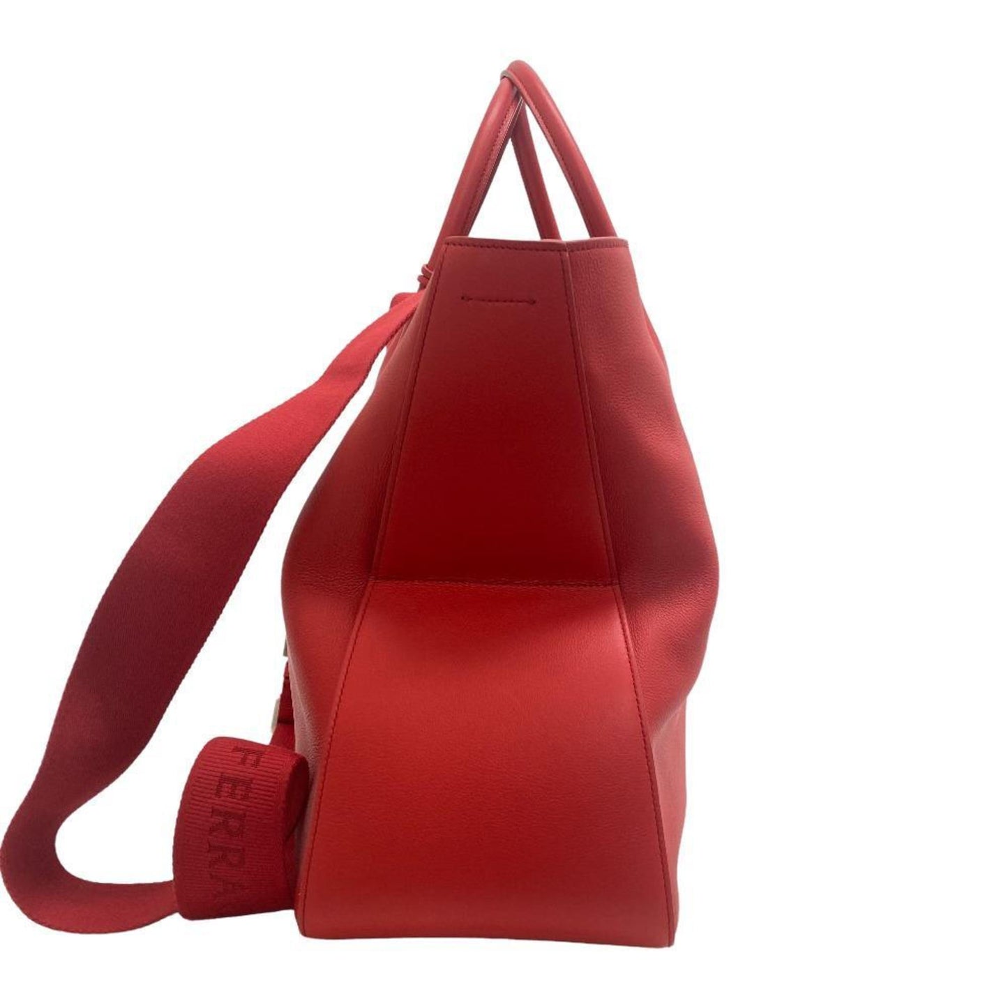 Salvatore Ferragamo Shoulder Bag Tote Red