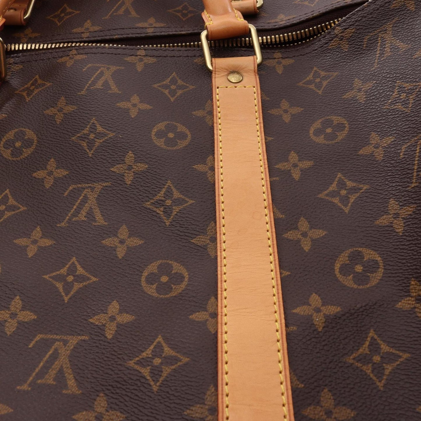 Louis Vuitton Keepall Bandouliere 60 Monogram Boston Bag In Coated Canvas And Leather