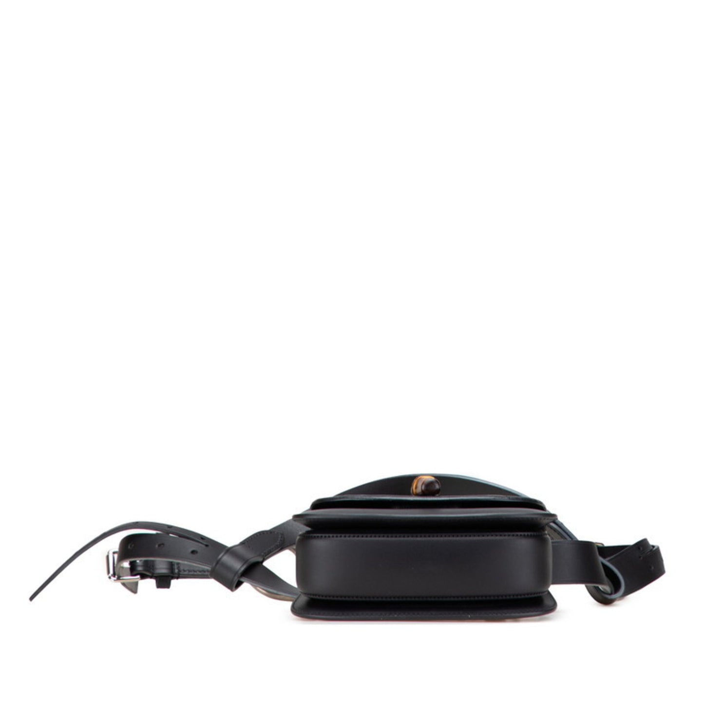 Gucci Bamboo 1947 Mini Belt Bag/Waist Bag 681137 Black Leather