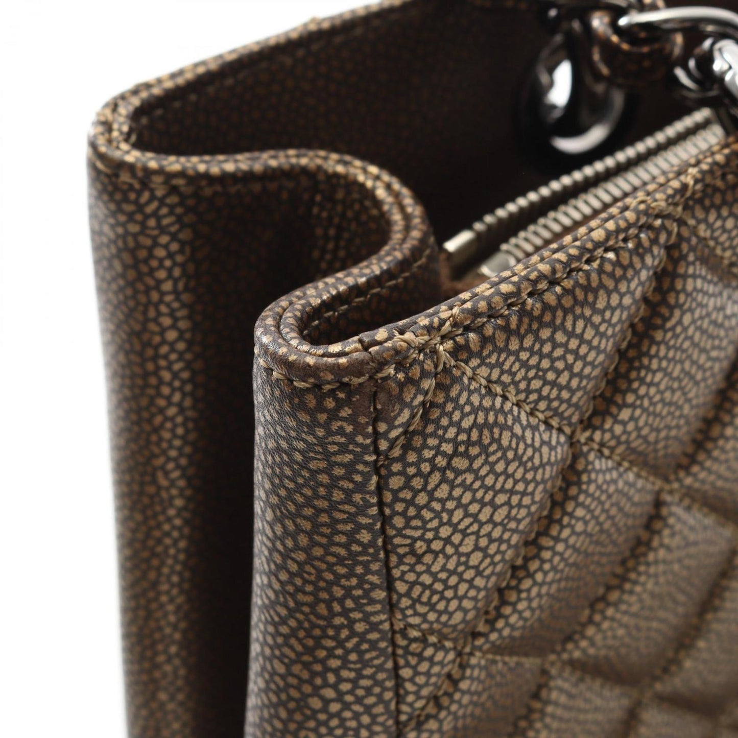 Chanel Matelasse Grand Shopping Gst Tote Bag In Calfskin Leather